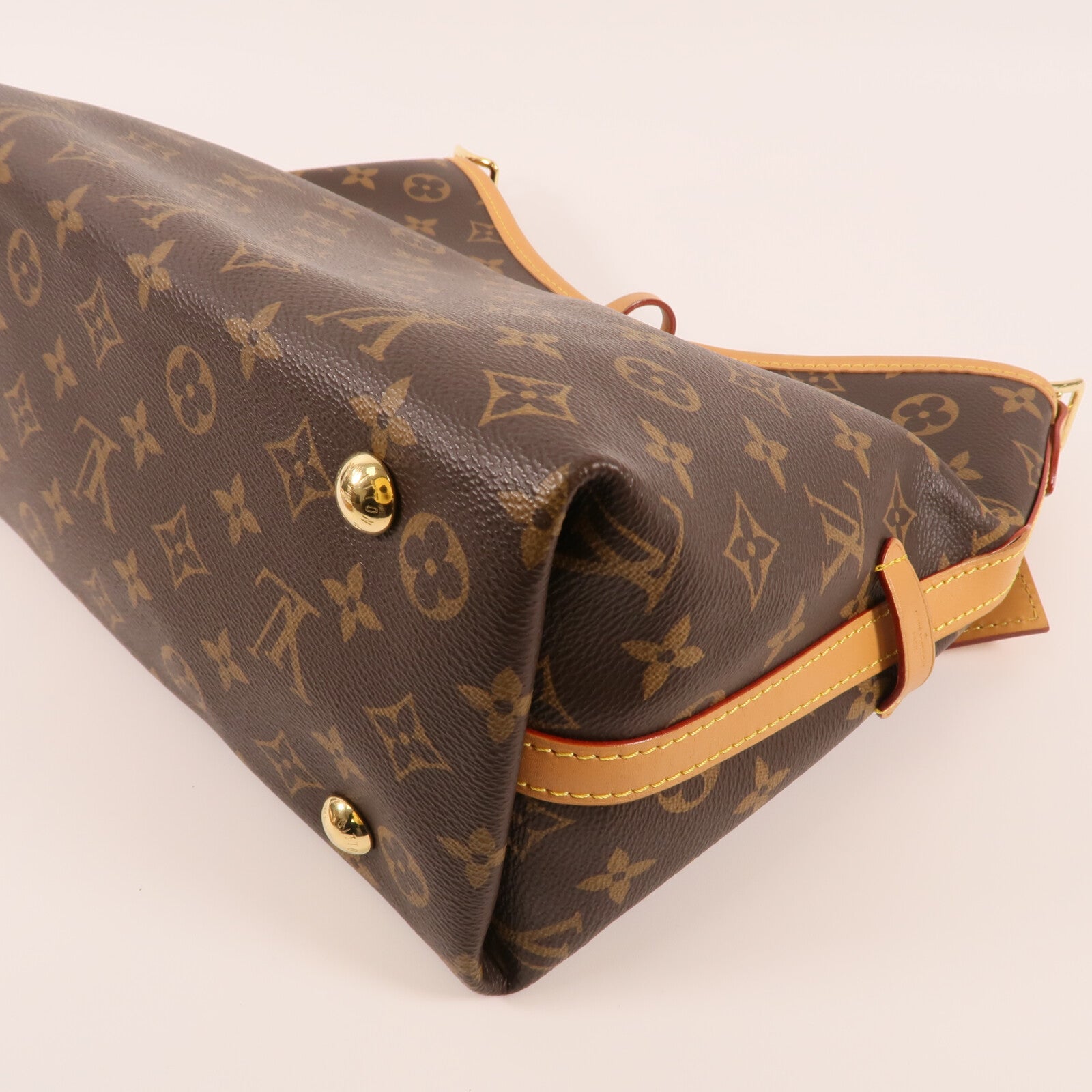 LOUIS VUITTON Monogram CarryAll PM金扣肩背袋