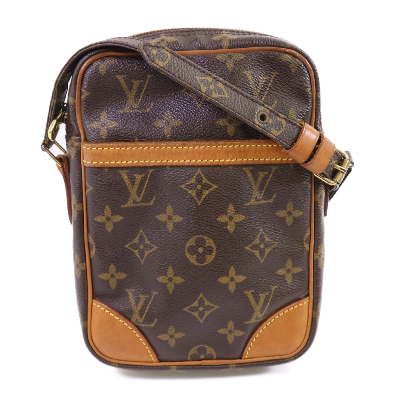 LOUIS VUITTON 【激減優惠】Monogram Danube金扣肩背袋
