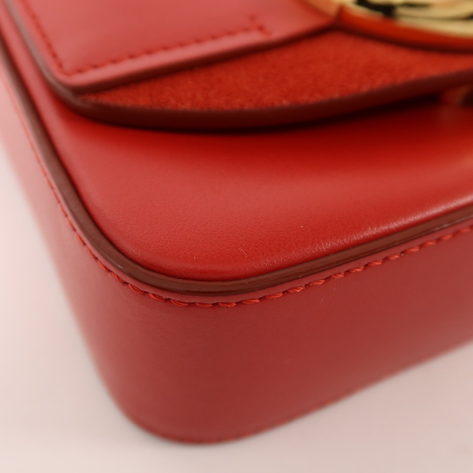 Chloe 牛皮皮革Mini C Bag金扣手挽肩背兩用袋