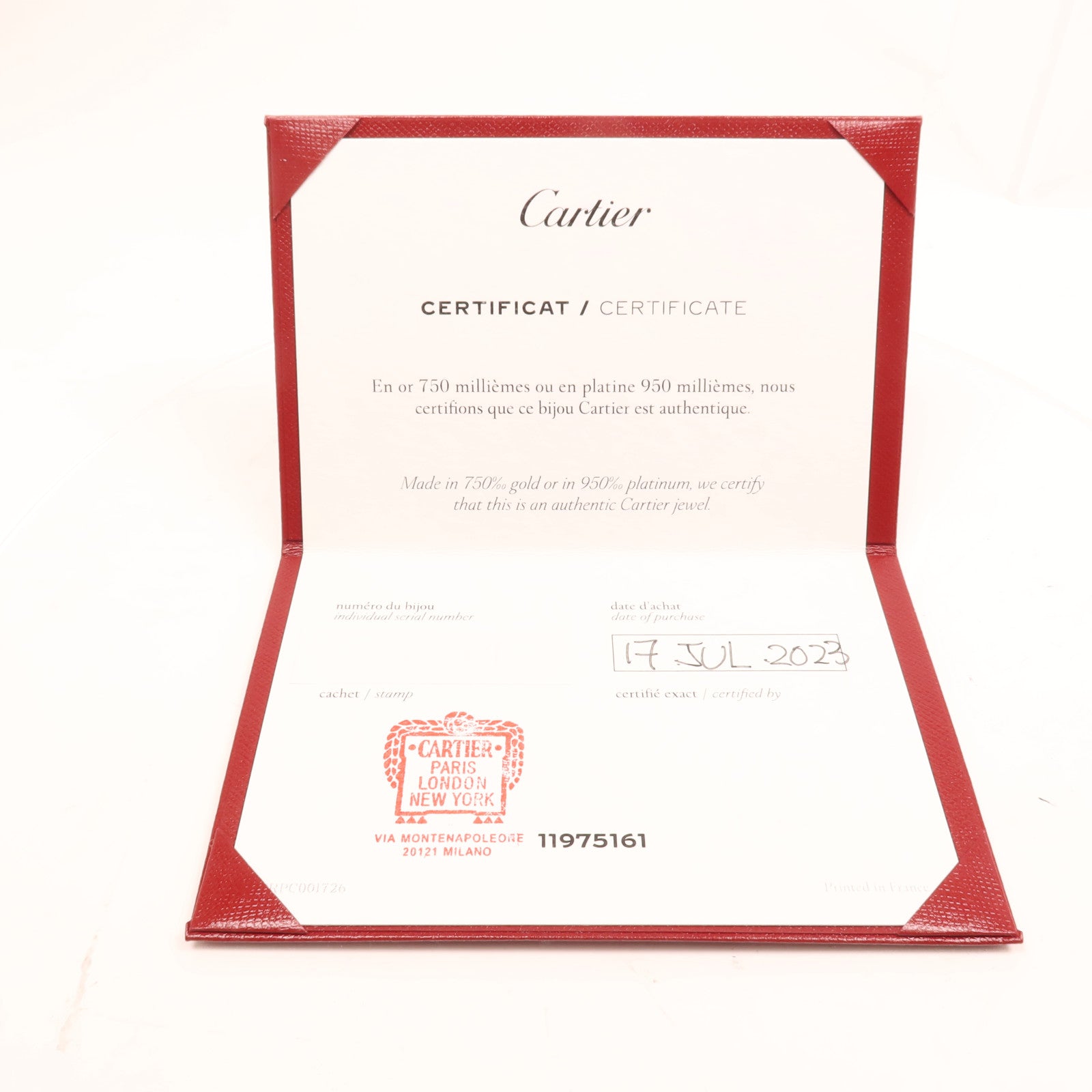 CARTIER 18K玫瑰金Love Bracelet 4P Diamond鑽石手鐲Cartier#17