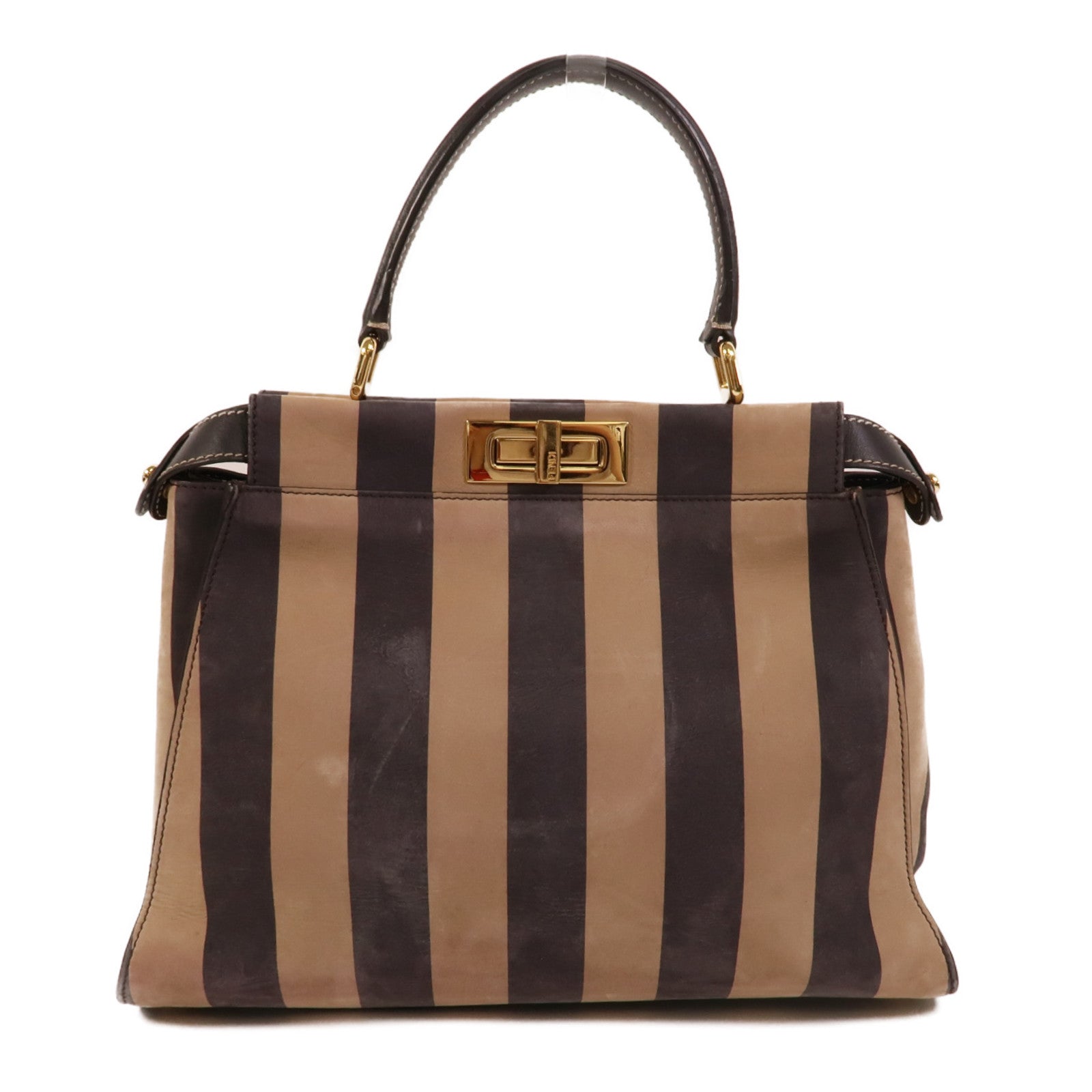 FENDI 牛皮皮革Peekaboo Iconic Medium手挽肩背兩用袋