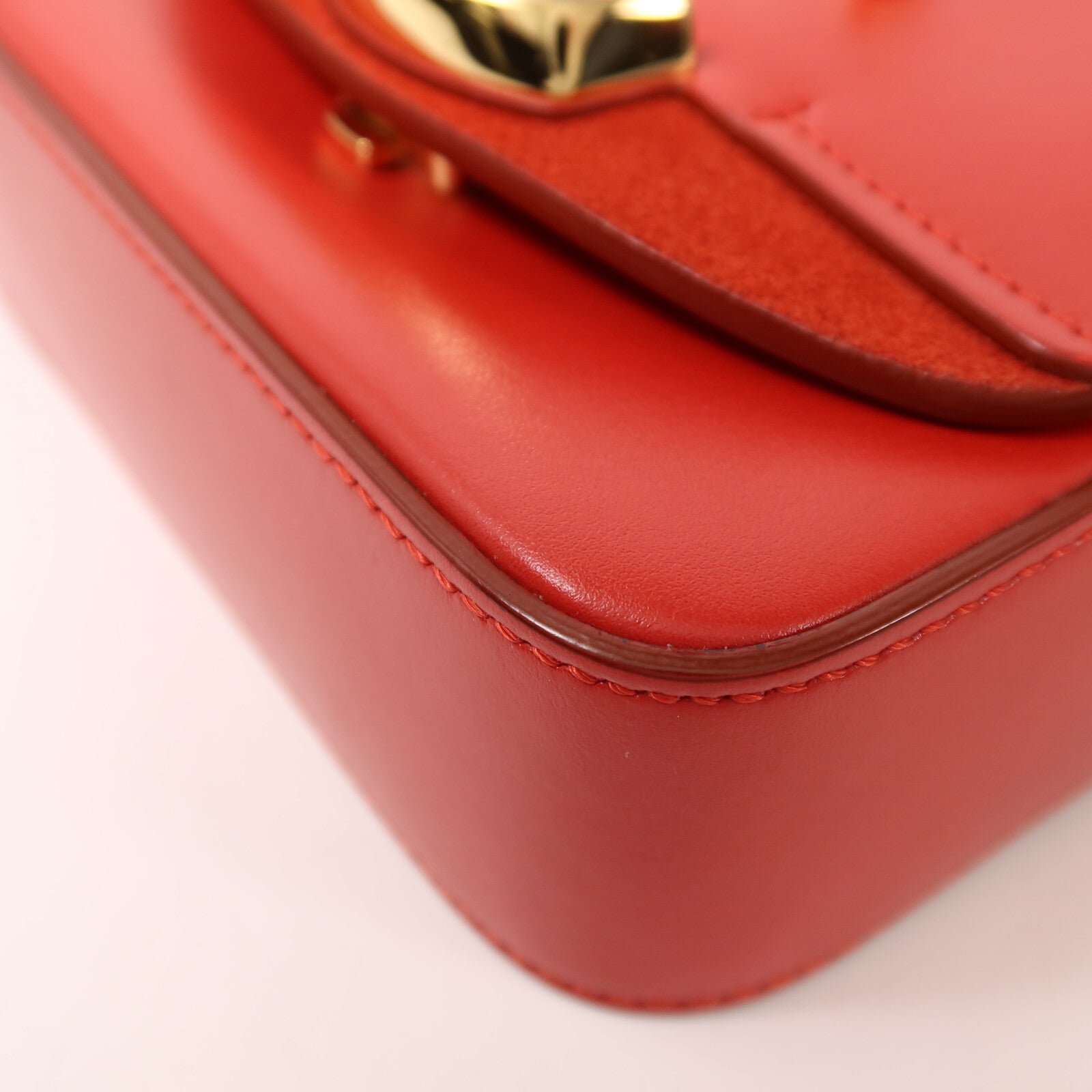 Chloe 牛皮皮革Mini C Bag金扣手挽肩背兩用袋