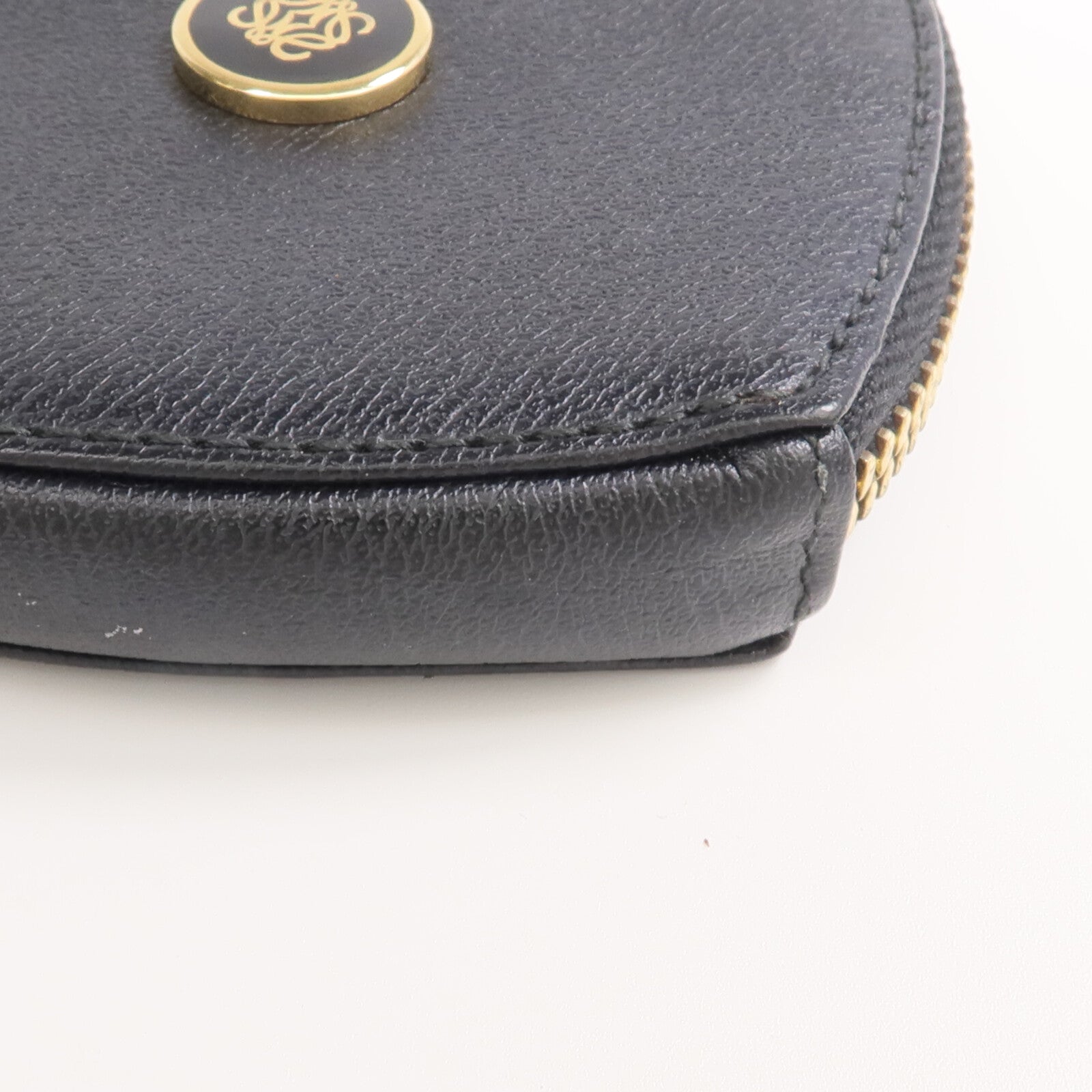 LOEWE 皮革Heart Coin Purse金扣零錢包