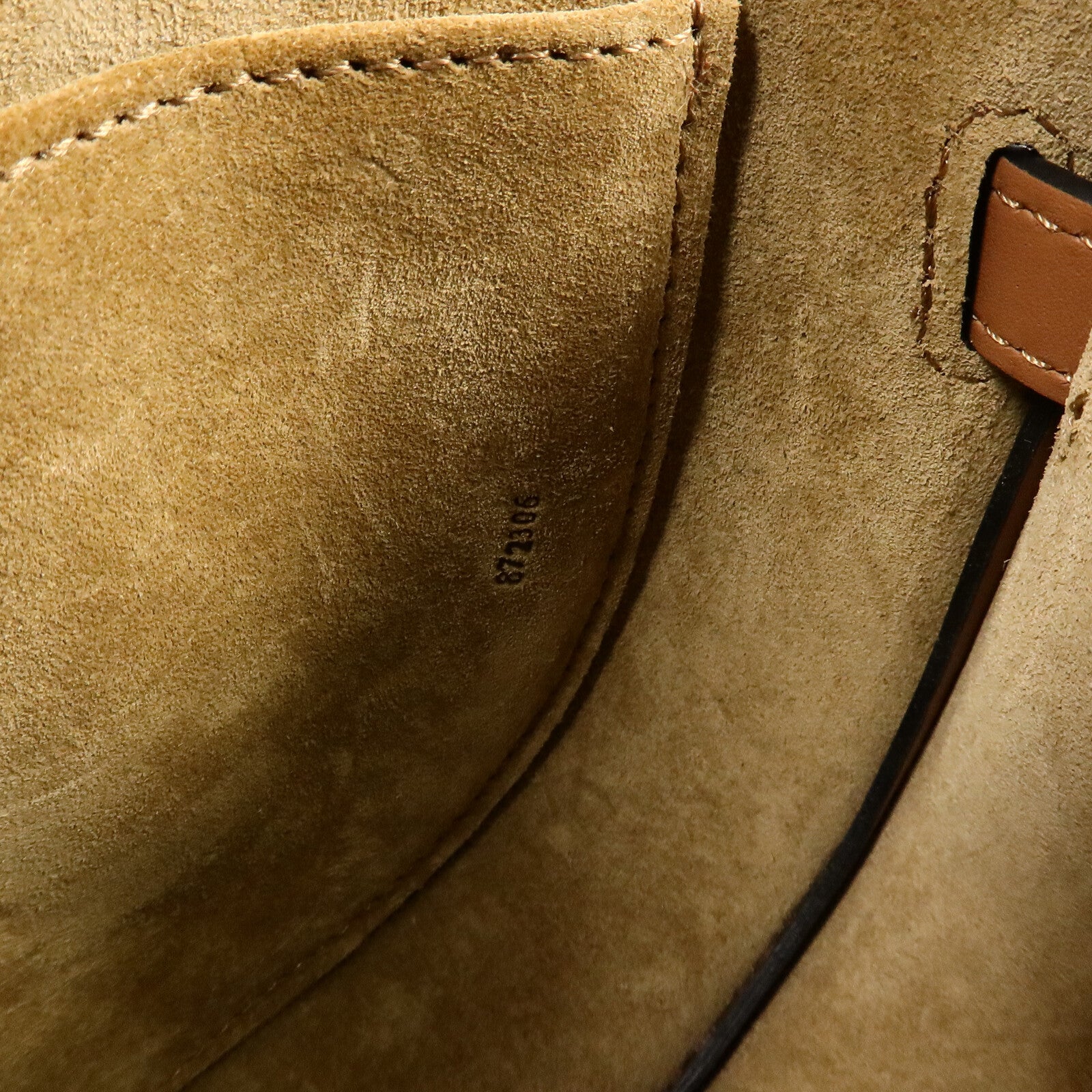 LOEWE 牛皮皮革Mini Gate肩背袋