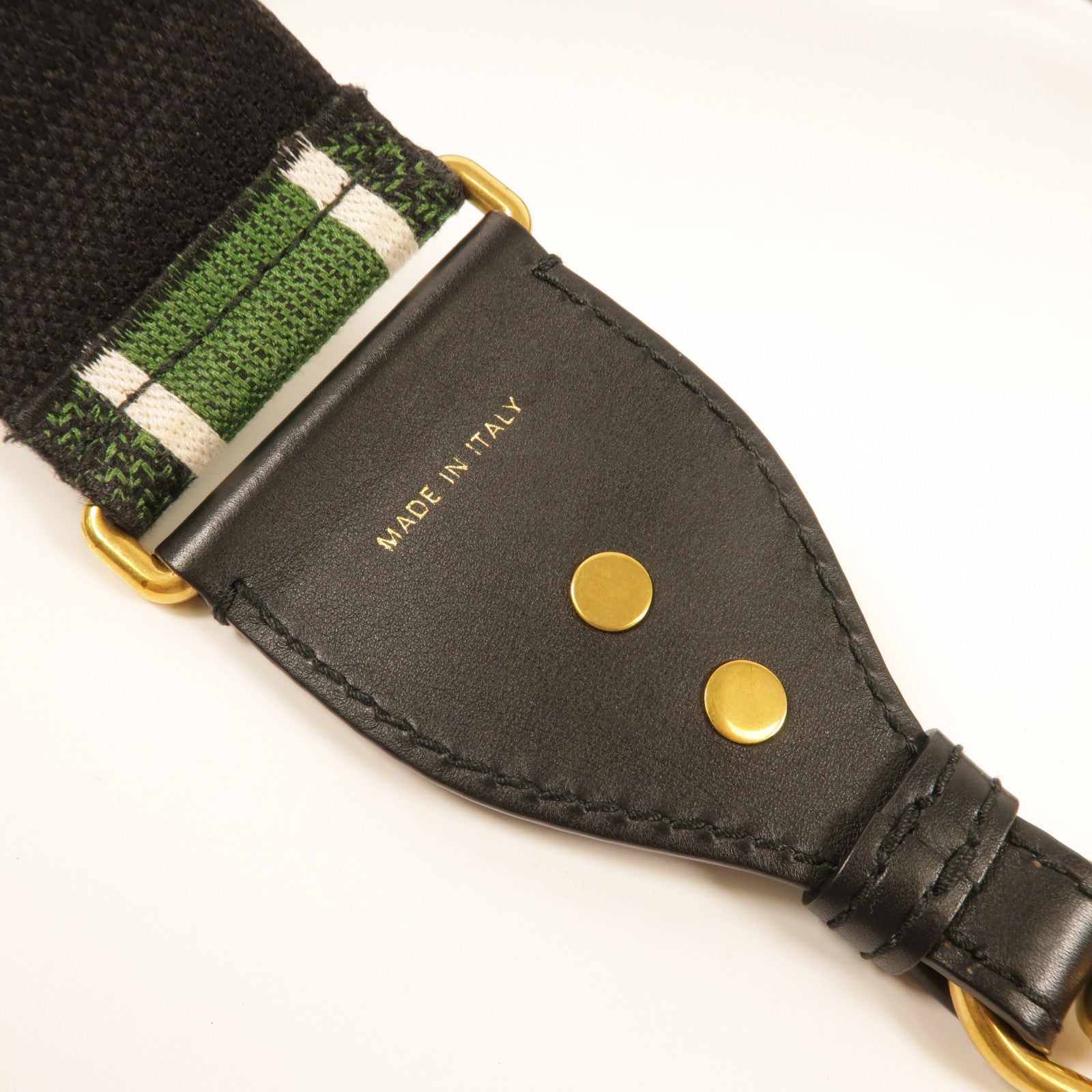 Dior 帆布Shoulder Strap金扣肩背帶