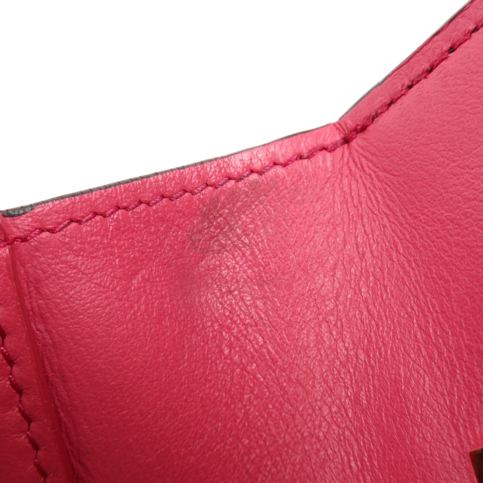 LOUIS VUITTON Taurillon皮革Capucines XS Wallet金扣短錢包