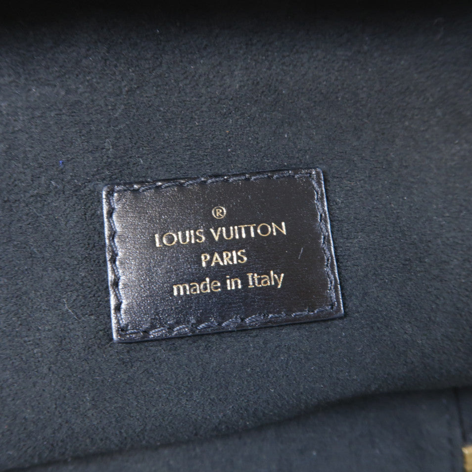 LOUIS VUITTON 【激減優惠】Monogram Ink Vanity PM金扣手挽肩背兩用袋黑色