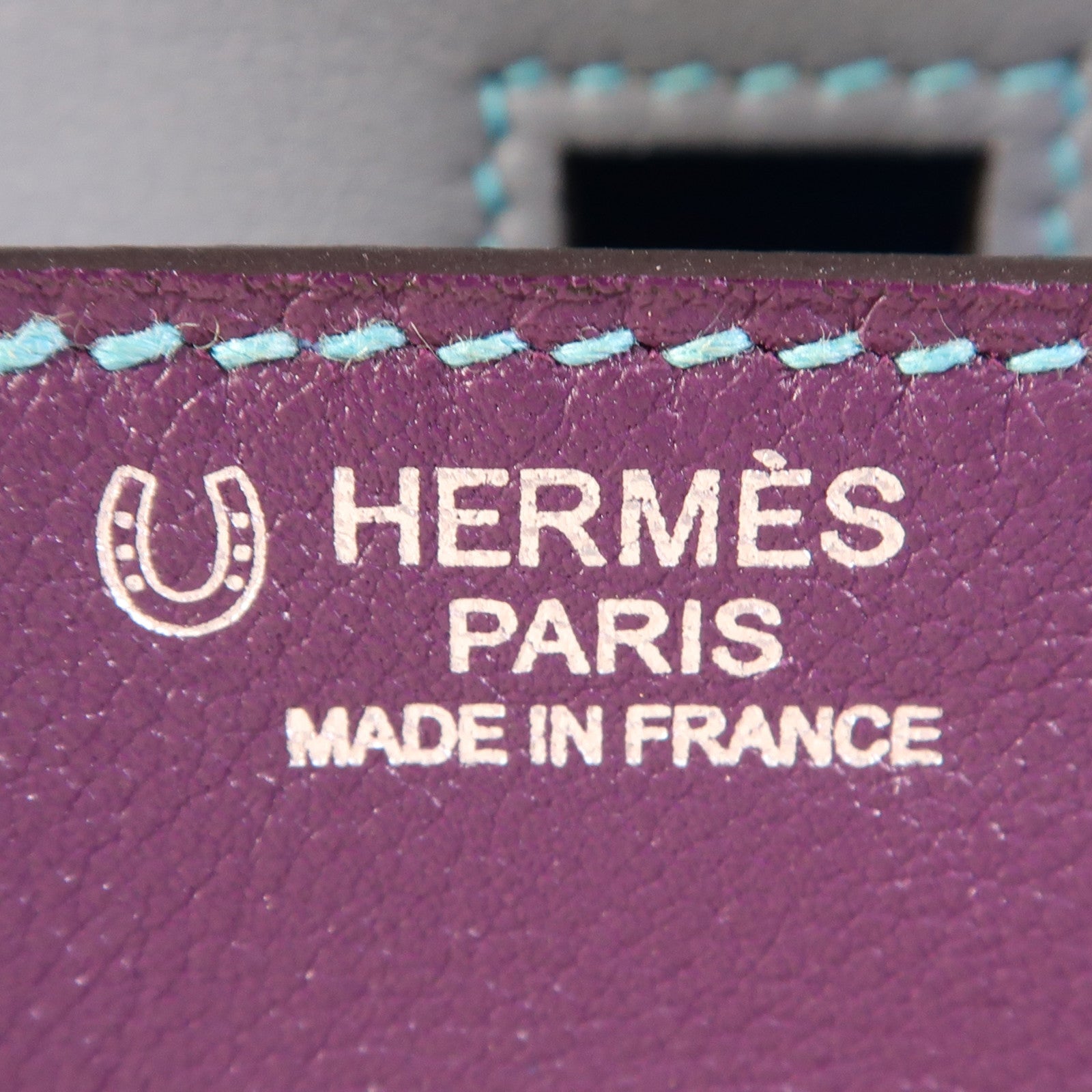 HERMES Swift皮革Birkin 30銀扣手挽袋Ultraviolet/Bleu Hydra/Ciel