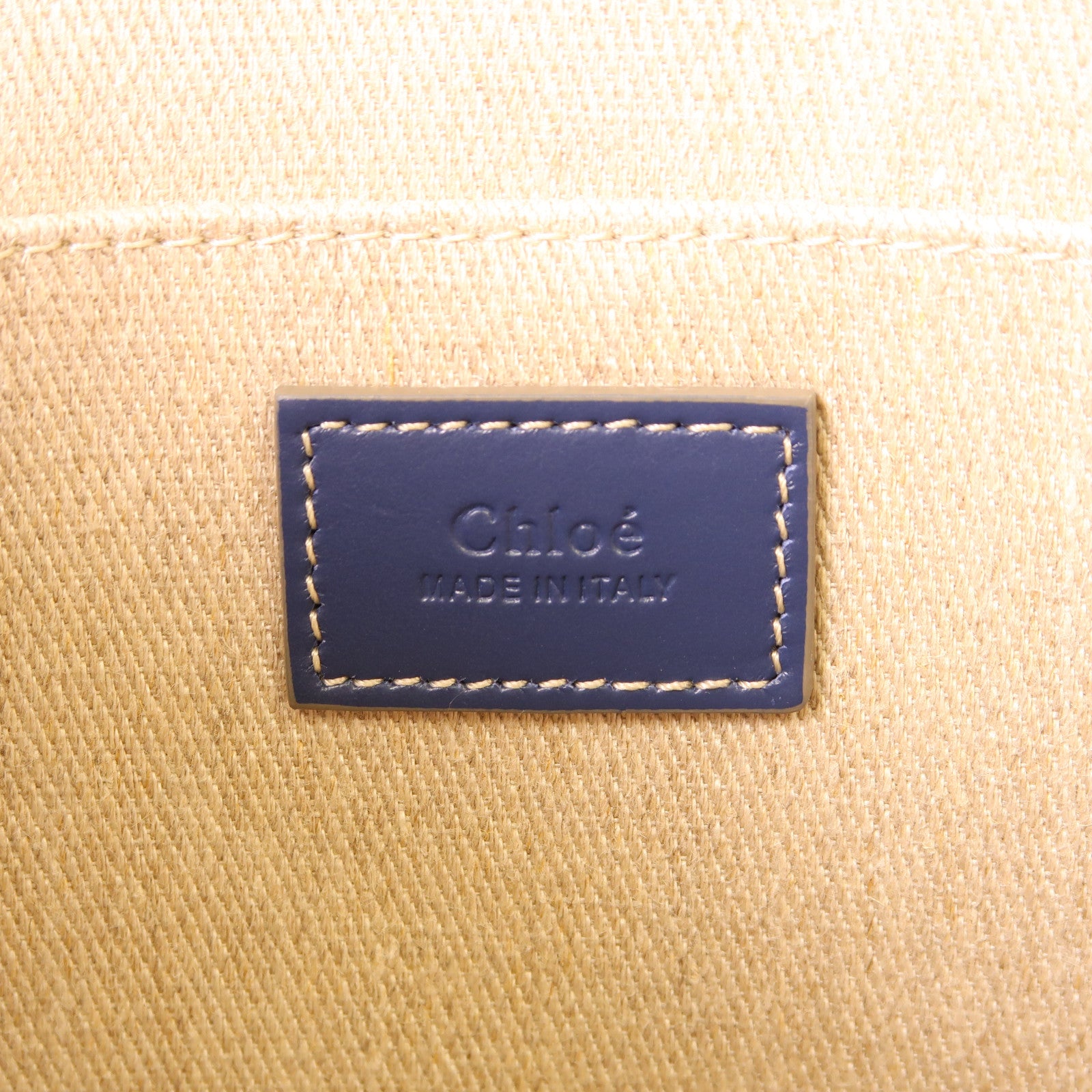 Chloe 帆布Woody Tote Bag手挽袋