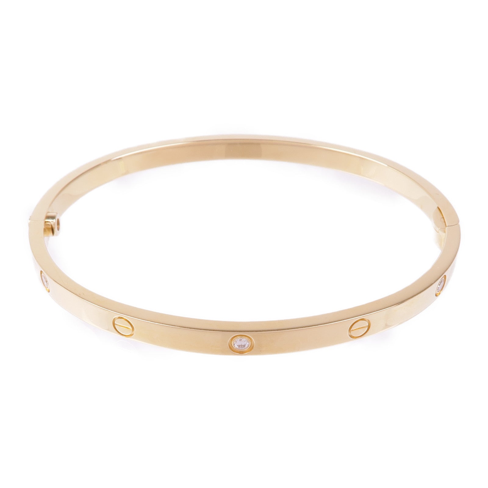 CARTIER 18K黃金Love Bracelet 6P Diamond鑽石手鐲Cartier#16