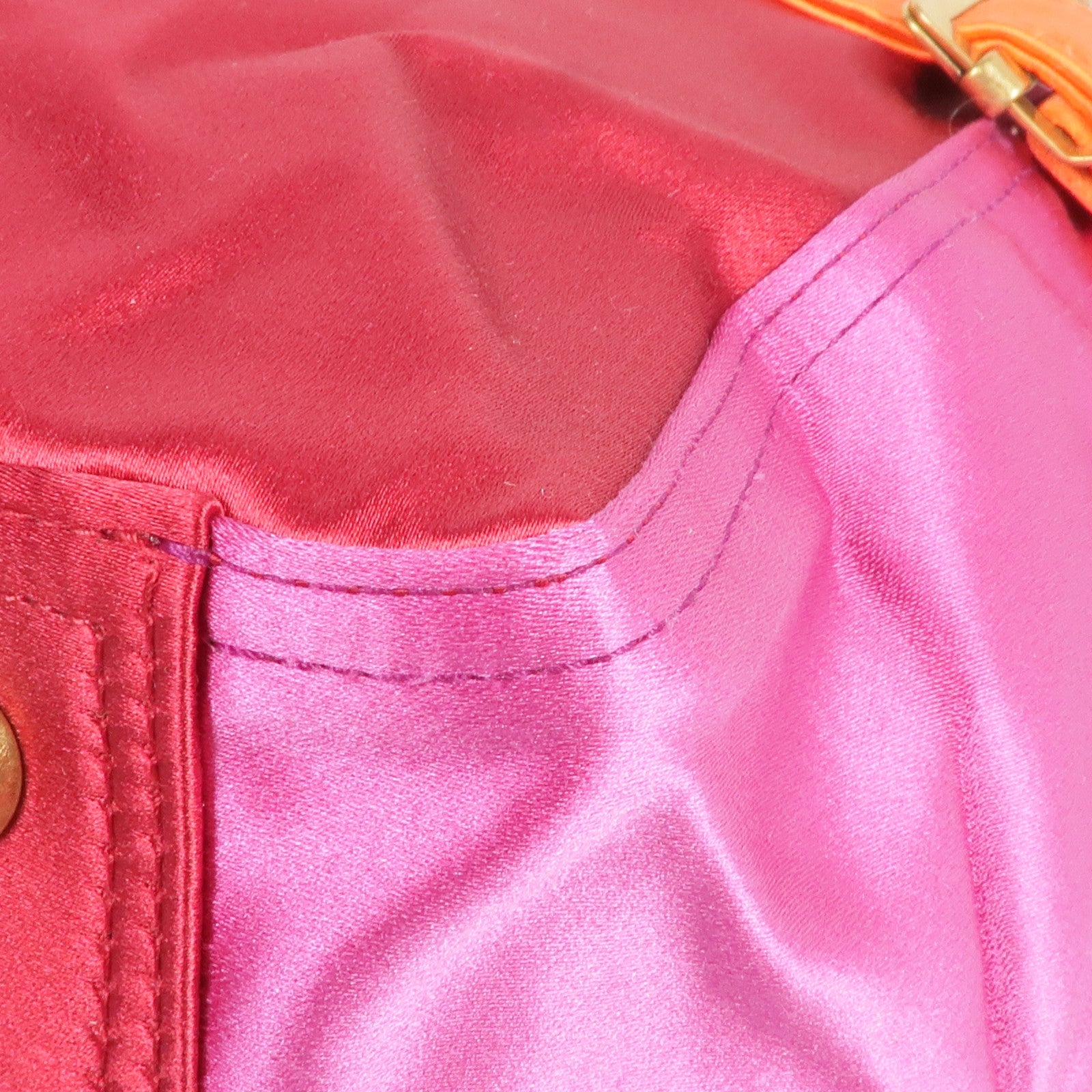 SAINT LAURENT 布料Vintage Hand Bag金扣手挽袋