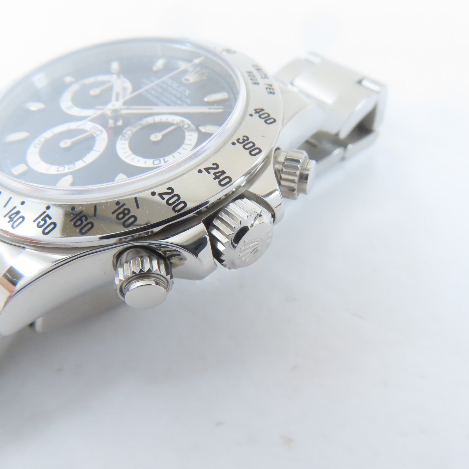 ROLEX Daytona不鏽鋼手錶自動機芯黑色#18cm