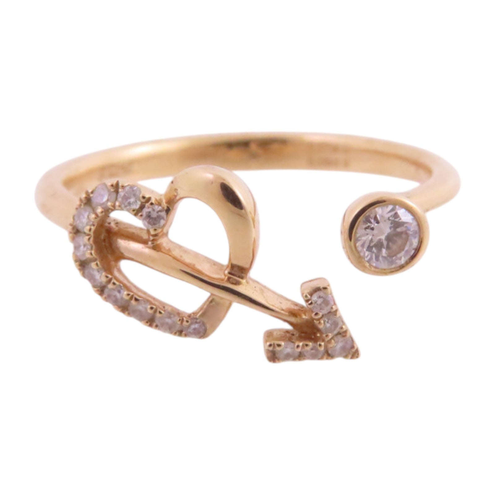 JEWELRY 18K玫瑰金/鑽石Diamond Ring戒指US#6.5