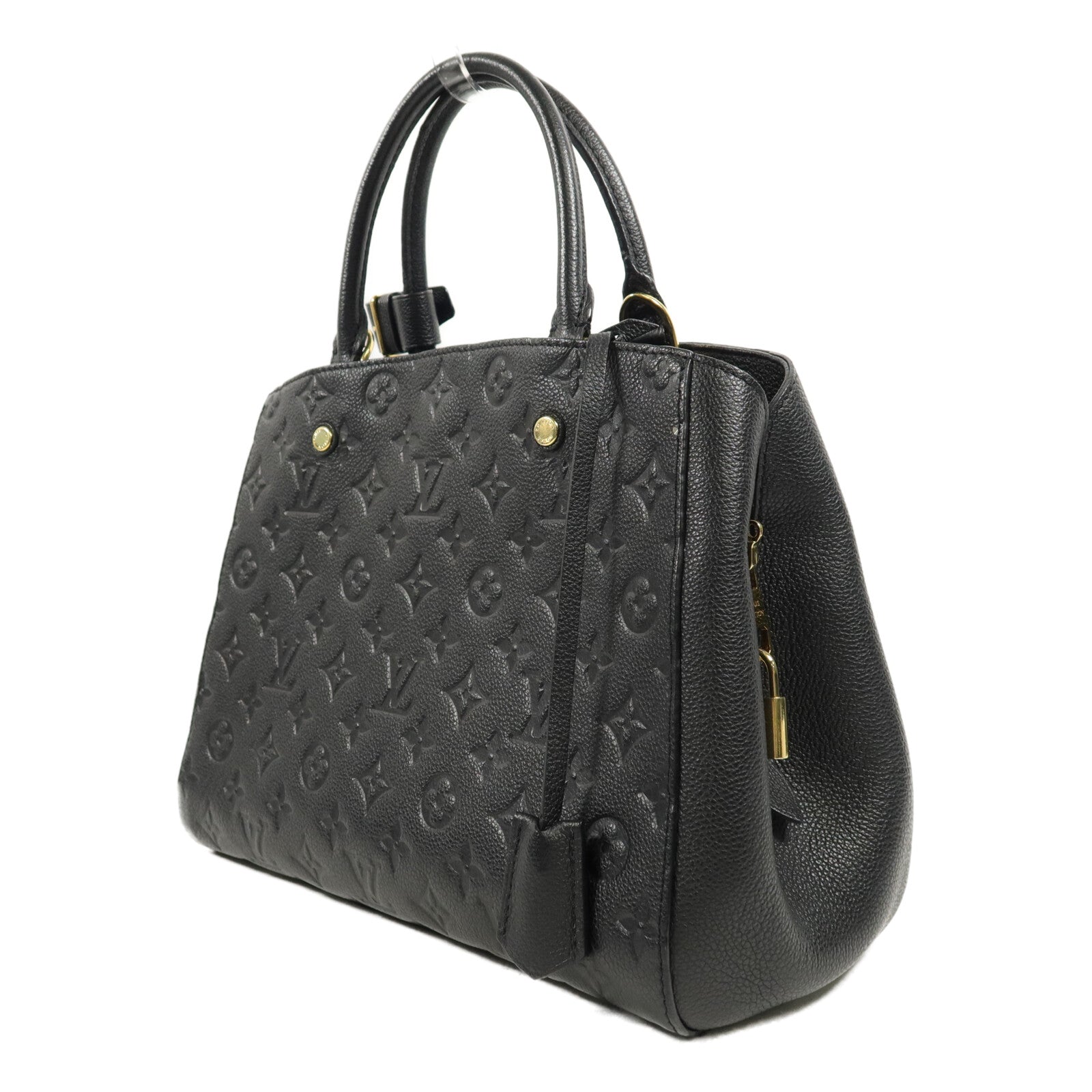 LOUIS VUITTON Monogram Empreinte Montaigne MM手挽肩背兩用袋