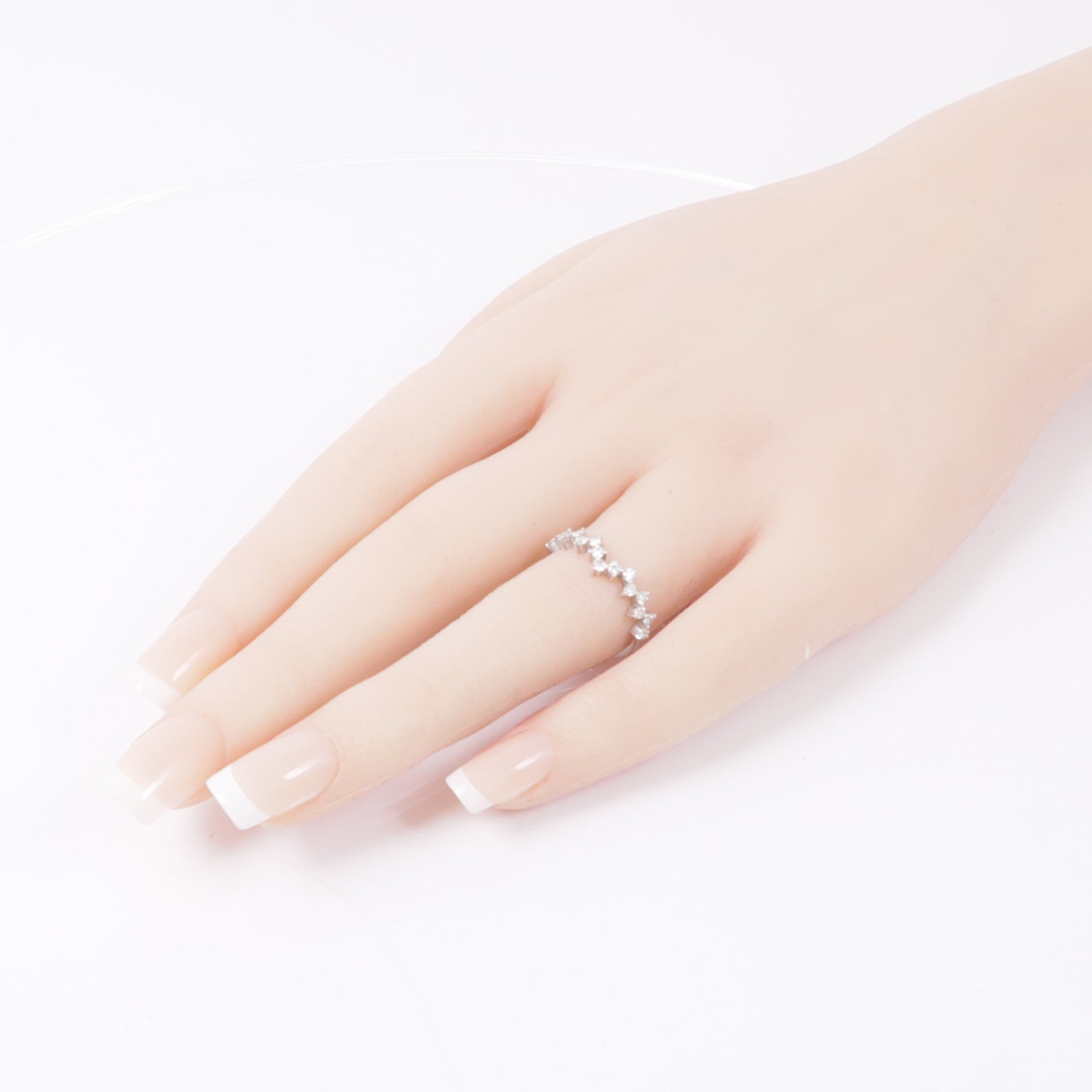 JEWELRY 【激減優惠】18K白金Diamond Ring鑽石戒指US#6