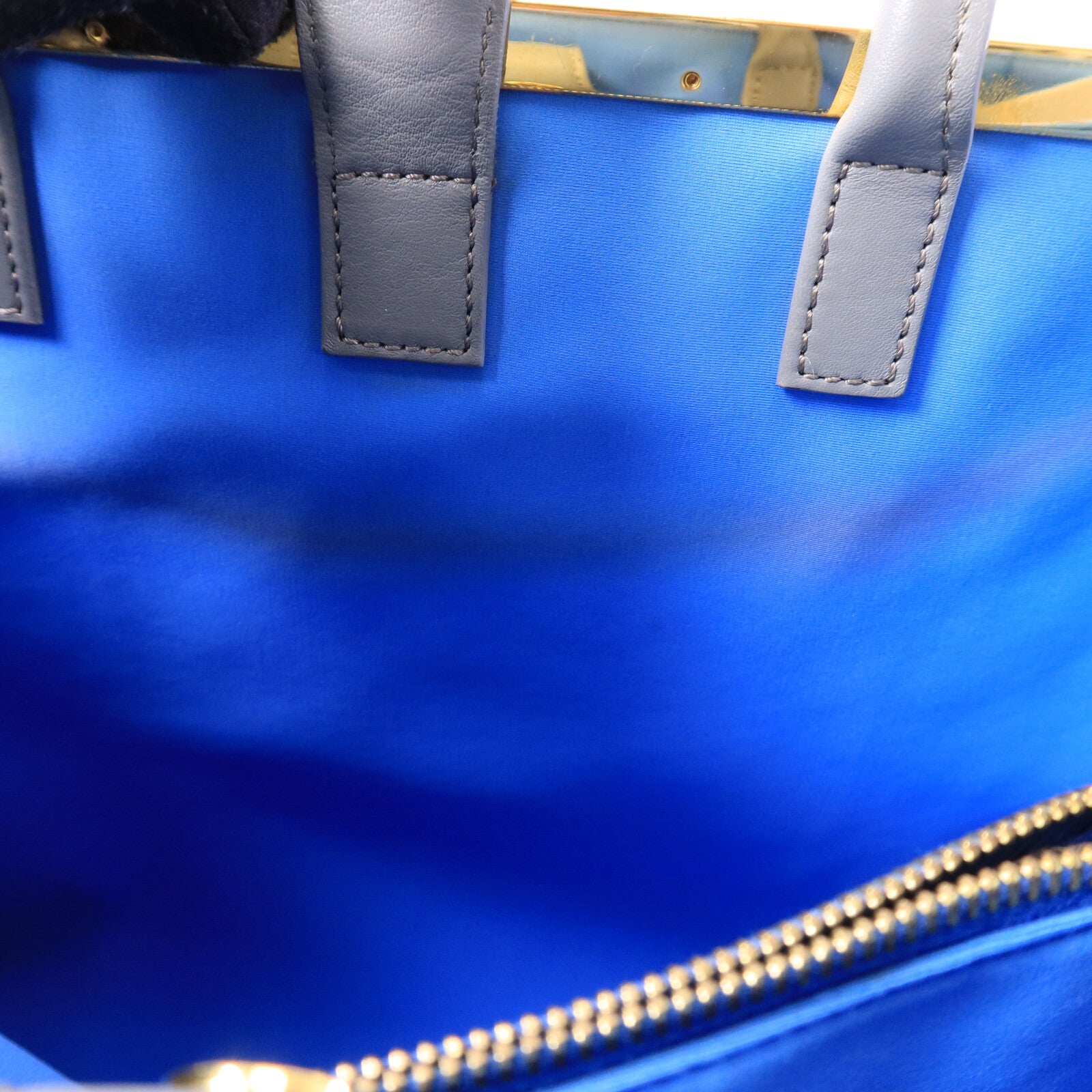 FENDI 帆布Hand Bag金扣手挽肩背兩用袋