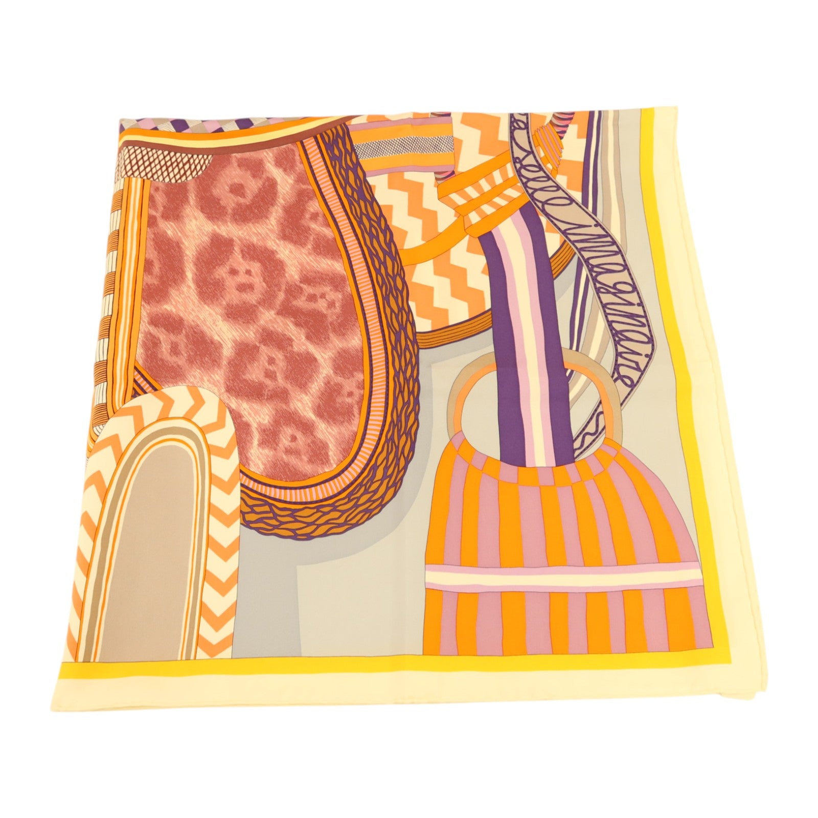 HERMES 絲質Scarf 90x90絲巾