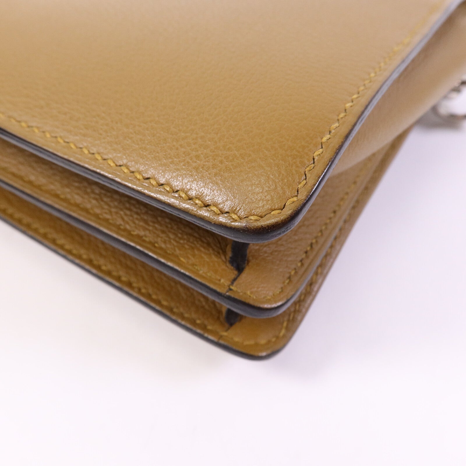HERMES Evercolor皮革Roulis Mini銀扣肩背袋Alezan