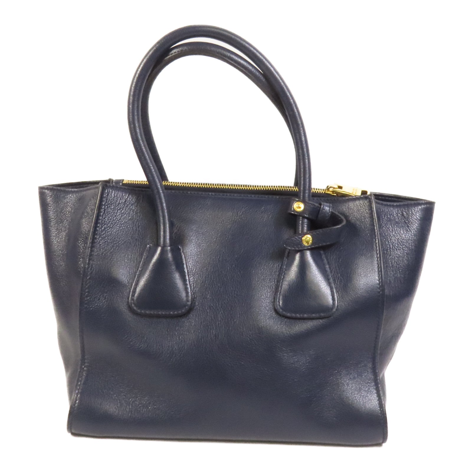 PRADA 牛皮皮革2way Shoulder Bag金扣手挽肩背兩用袋