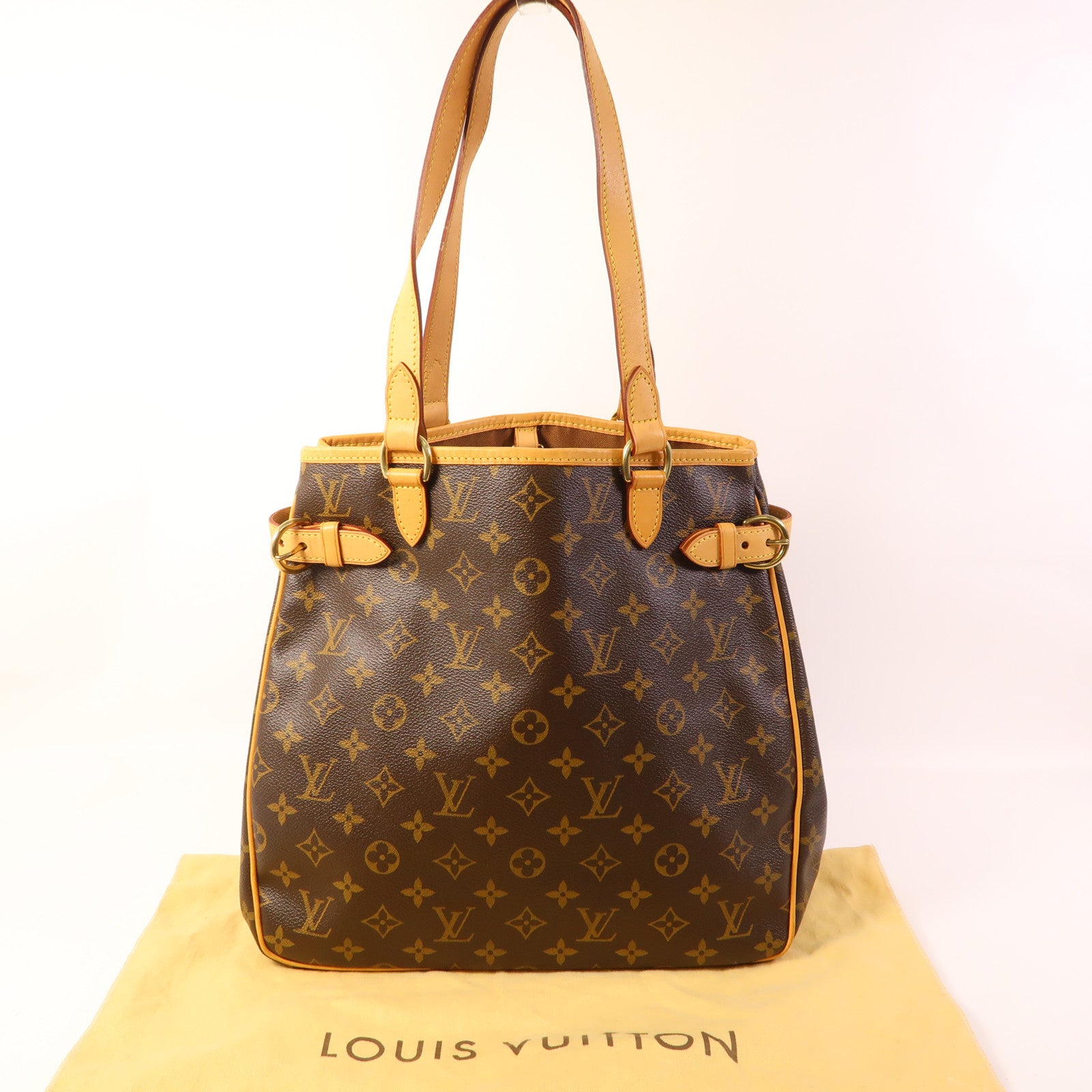 LOUIS VUITTON Monogram Batignolles金扣肩背袋
