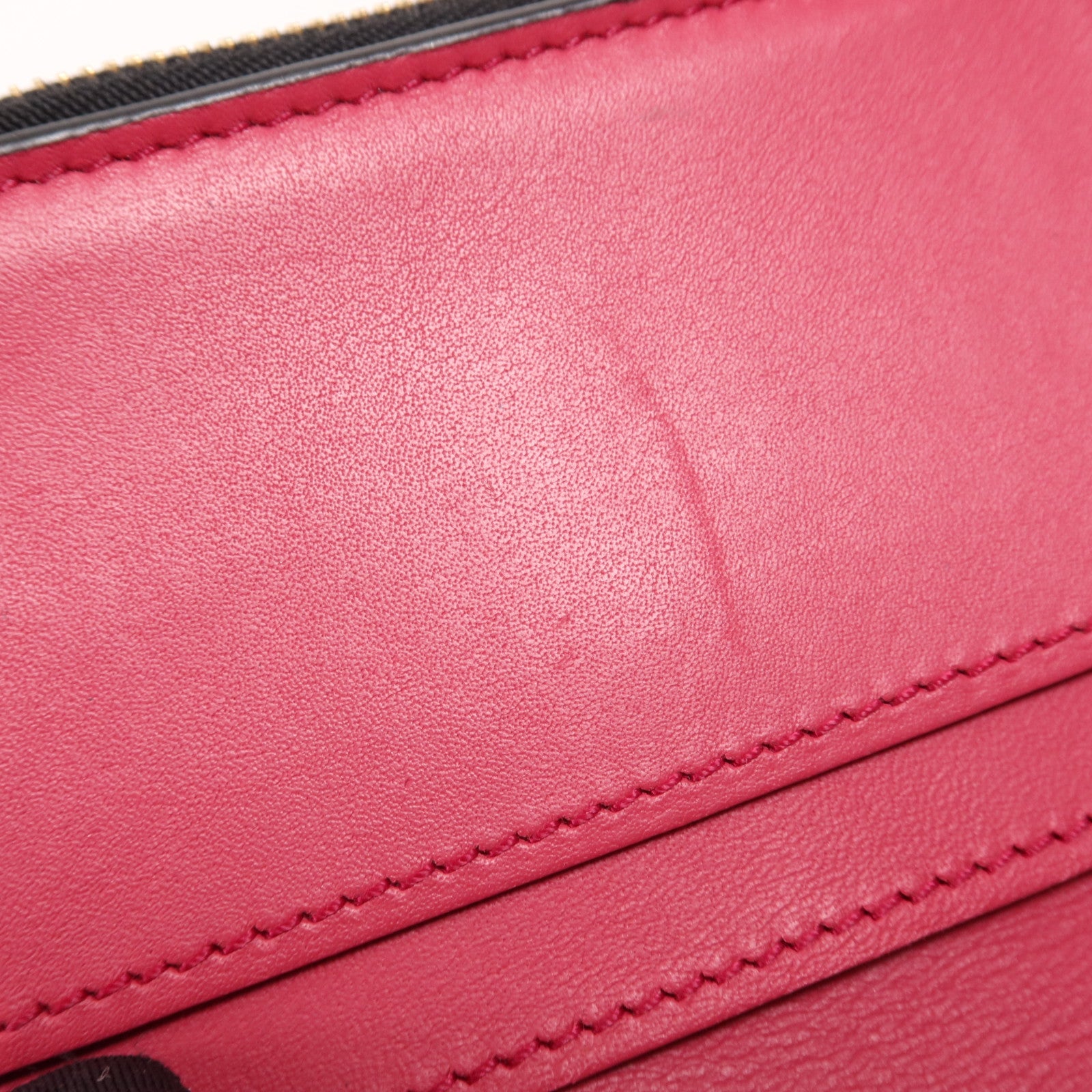 LOUIS VUITTON Taurillon皮革Capucines XS Wallet金扣短錢包