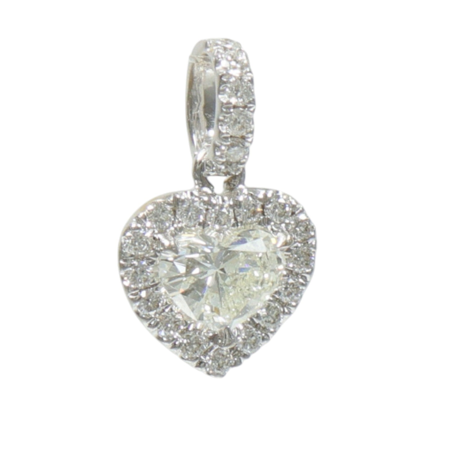 JEWELRY 18K白金Diamond Pendant鑽石吊墜