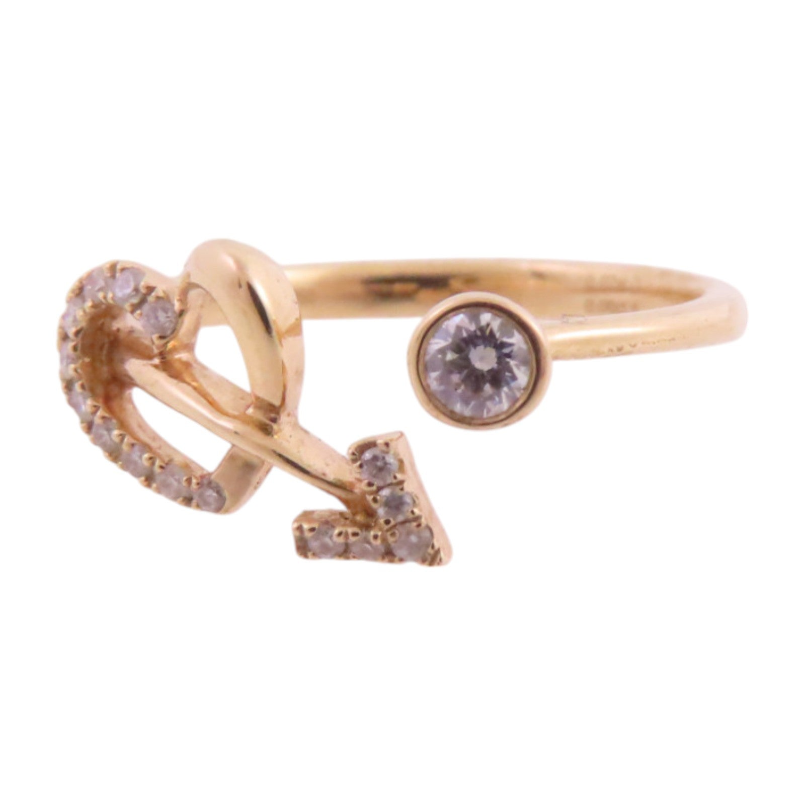 JEWELRY 18K玫瑰金/鑽石Diamond Ring戒指US#6.5