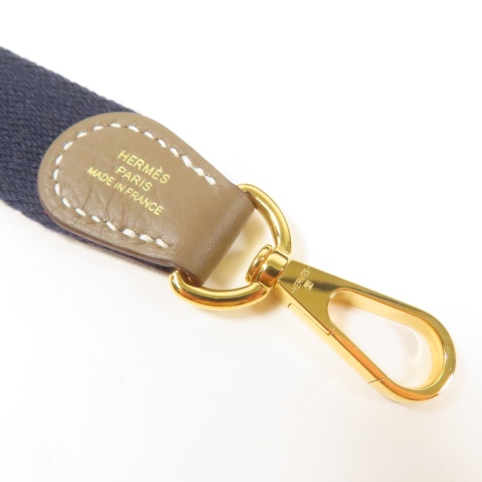 HERMES Clemence皮革Evelyne TPM金扣肩背袋Etoupe