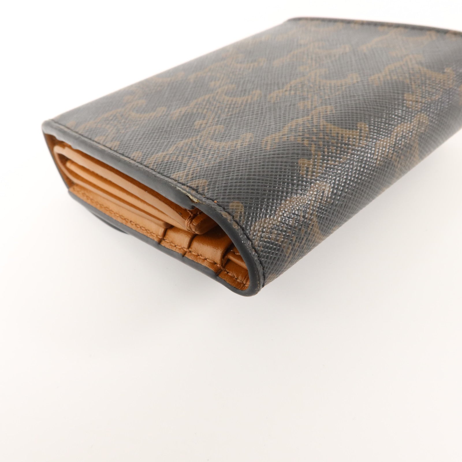 CELINE 塗層帆布Triomphe Wallet錢包