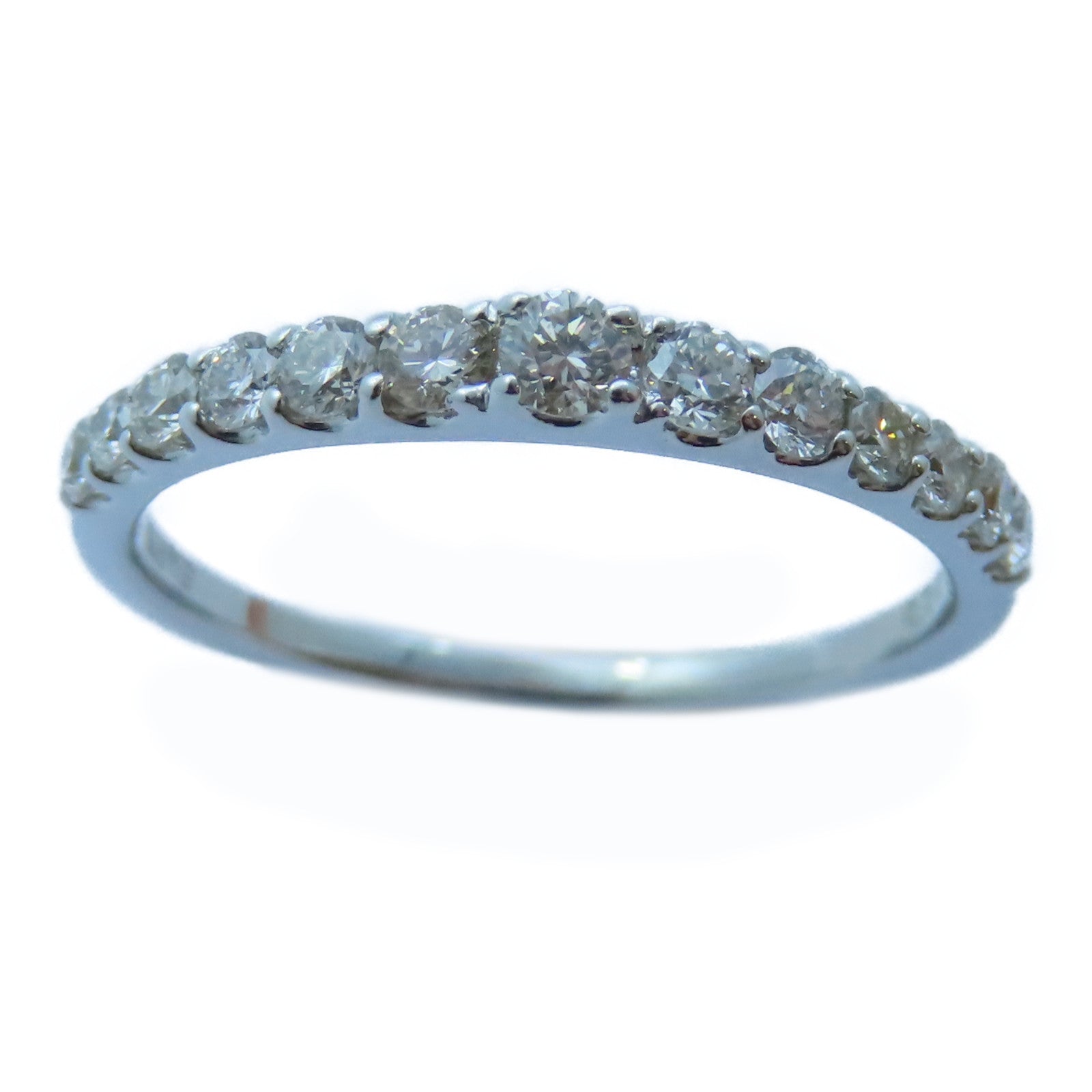 JEWELRY 18K白金Diamond Ring 0.50ct鑽石戒指US#7.25