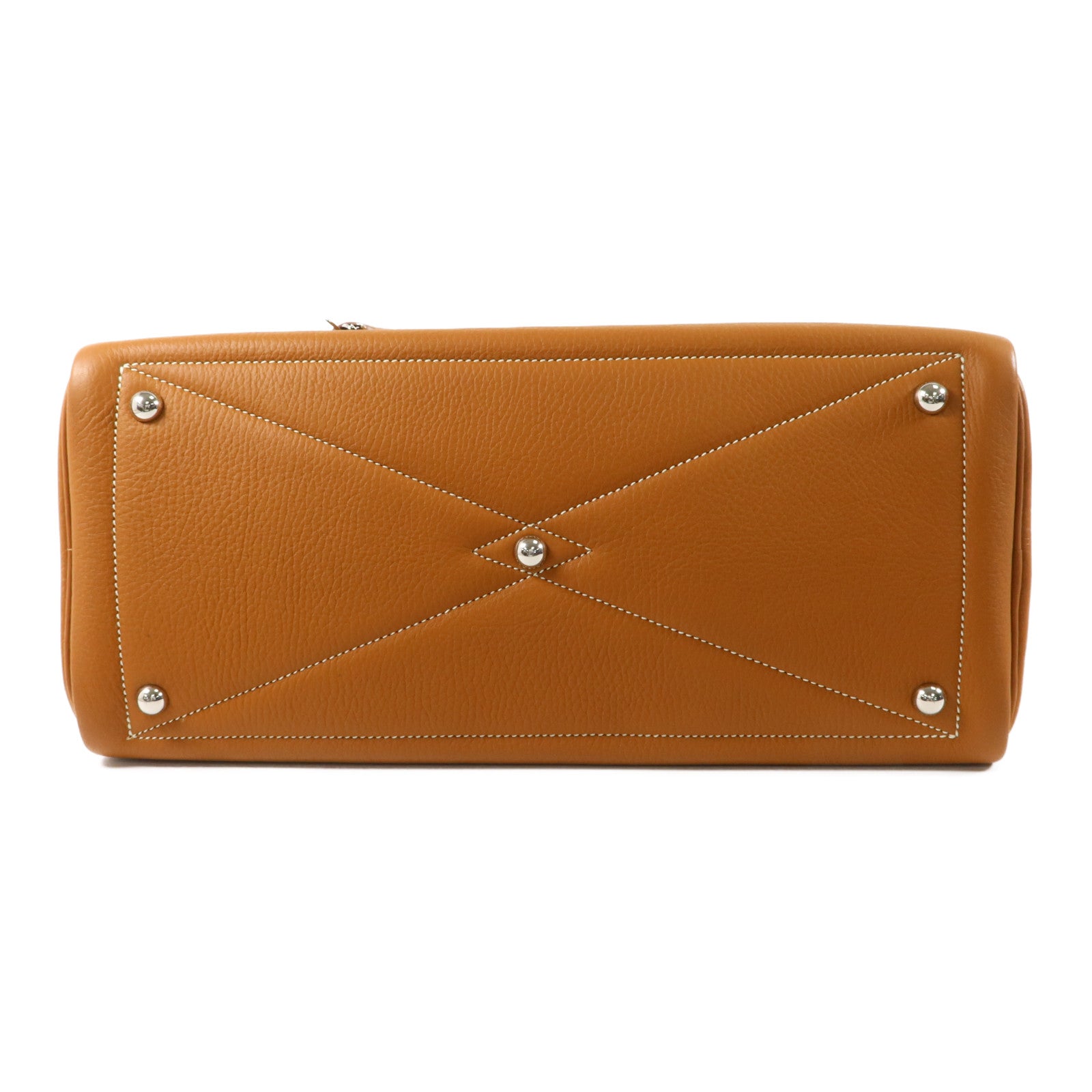 HERMES Clemence皮革Victoria 35肩背袋Gold