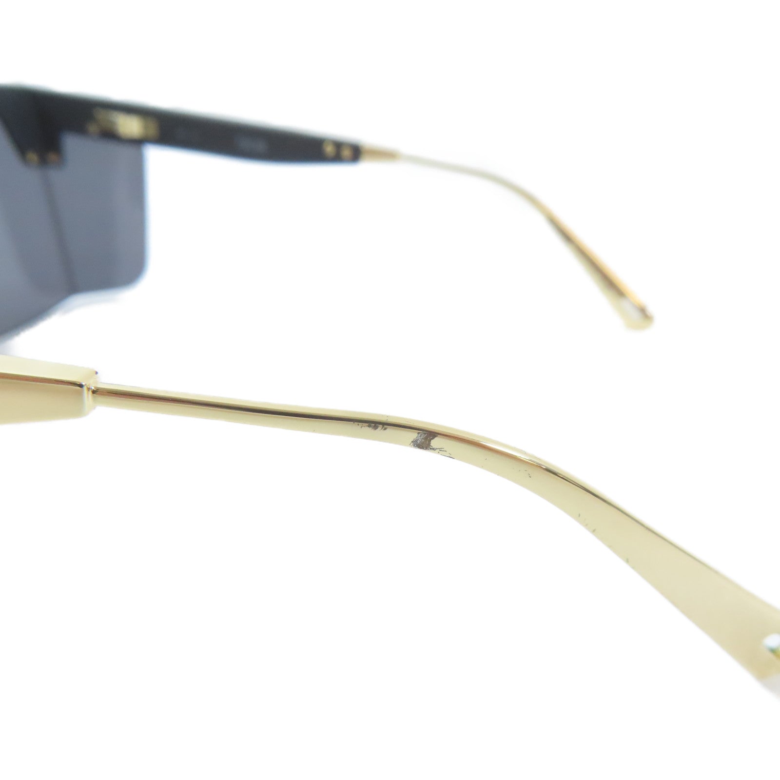 Dior PVC/金屬M1U Sunglasses太陽眼鏡黑色/金色