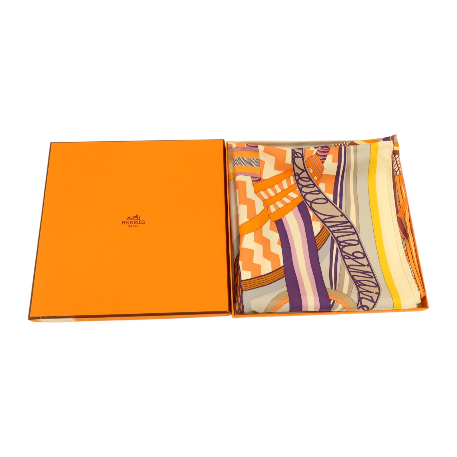 HERMES 絲質Scarf 90x90絲巾