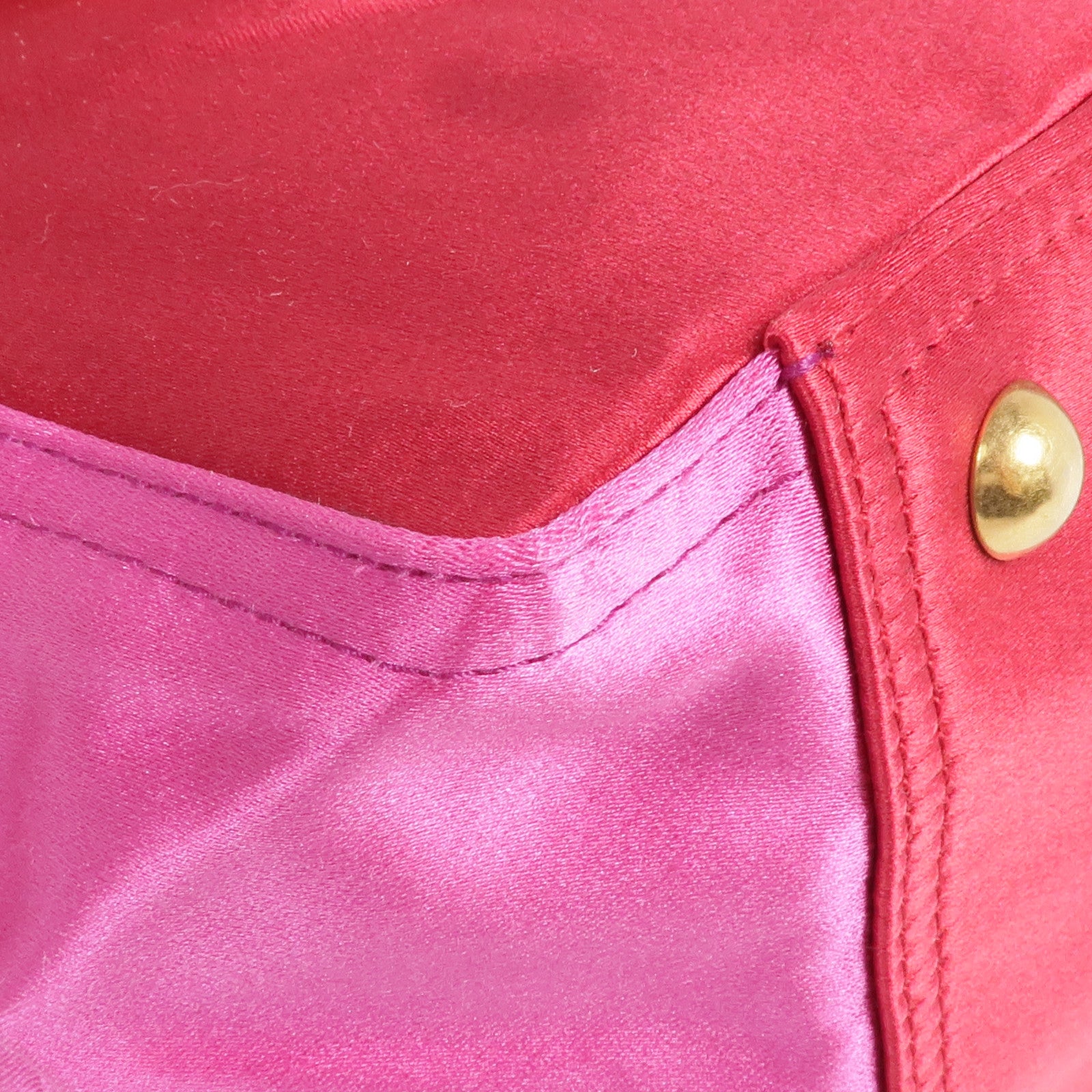 SAINT LAURENT 布料Vintage Hand Bag金扣手挽袋