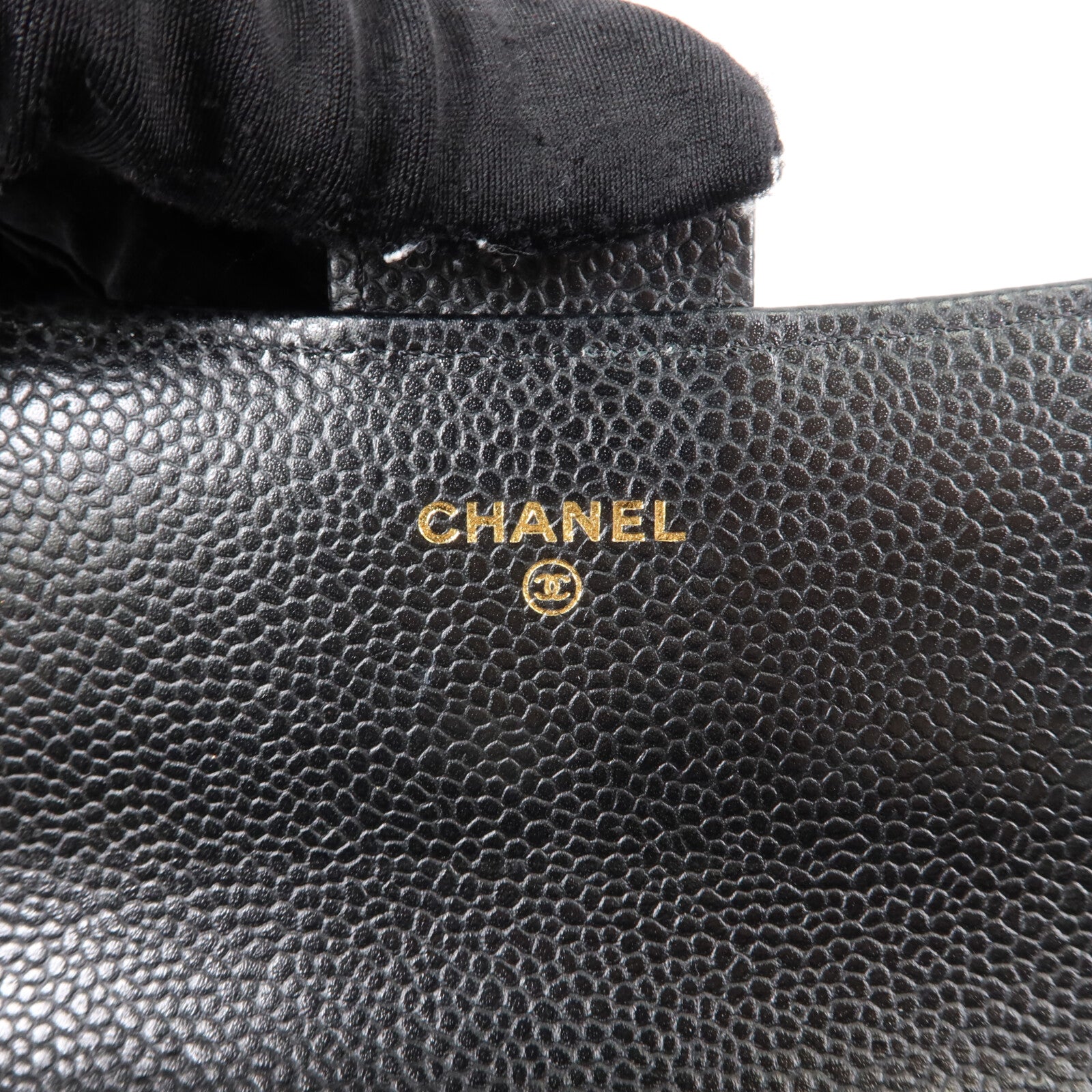 CHANEL 牛皮皮革Classic Flap Long Wallet金扣長錢包