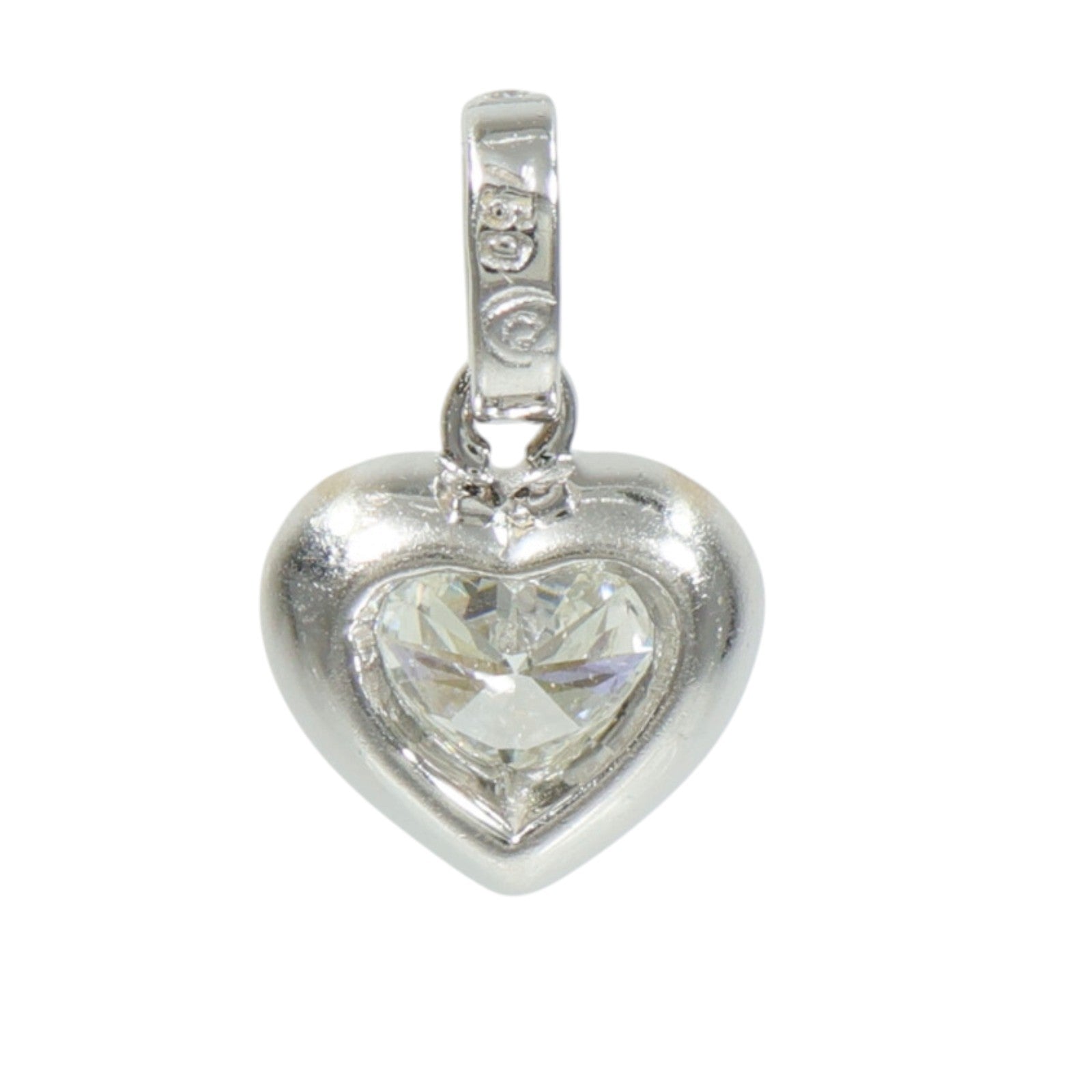 JEWELRY 18K白金Diamond Pendant鑽石吊墜