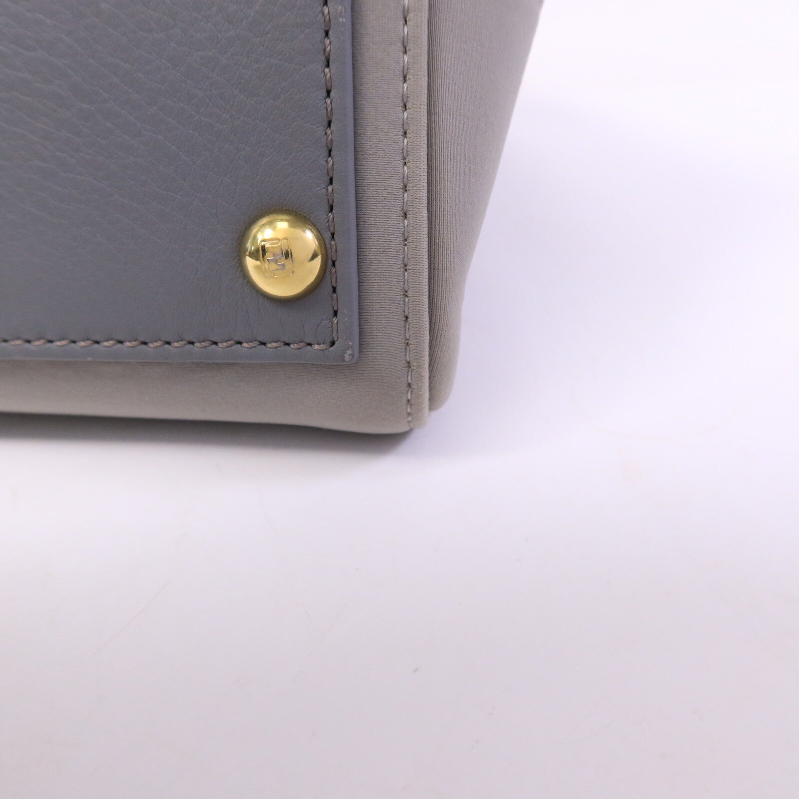 FENDI 帆布Hand Bag金扣手挽肩背兩用袋