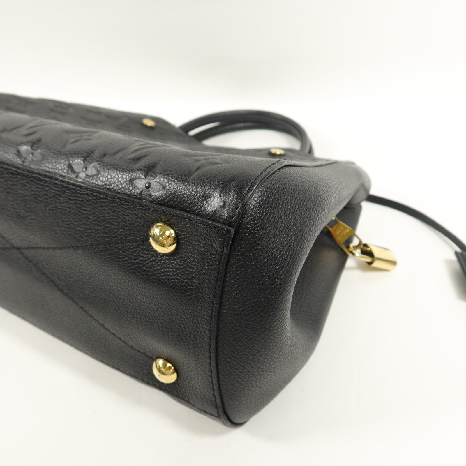 LOUIS VUITTON Monogram Empreinte Montaigne MM手挽肩背兩用袋
