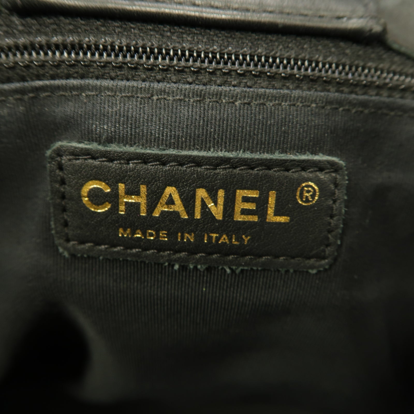 CHANEL 斜紋牛皮皮革2way Shoulder Bag金扣手挽肩背兩用袋黒色