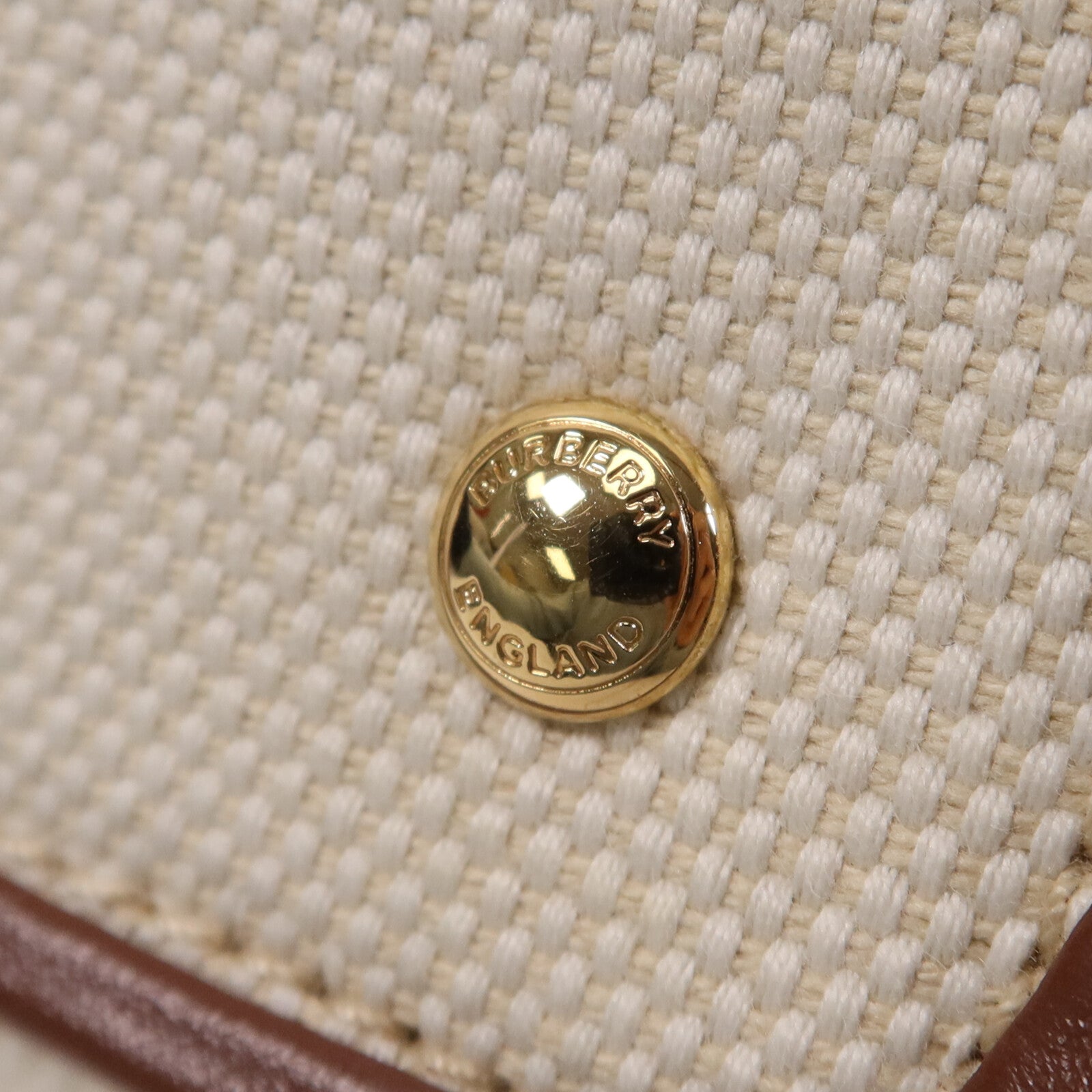 BURBERRY 帆布Horseferry金扣肩背袋