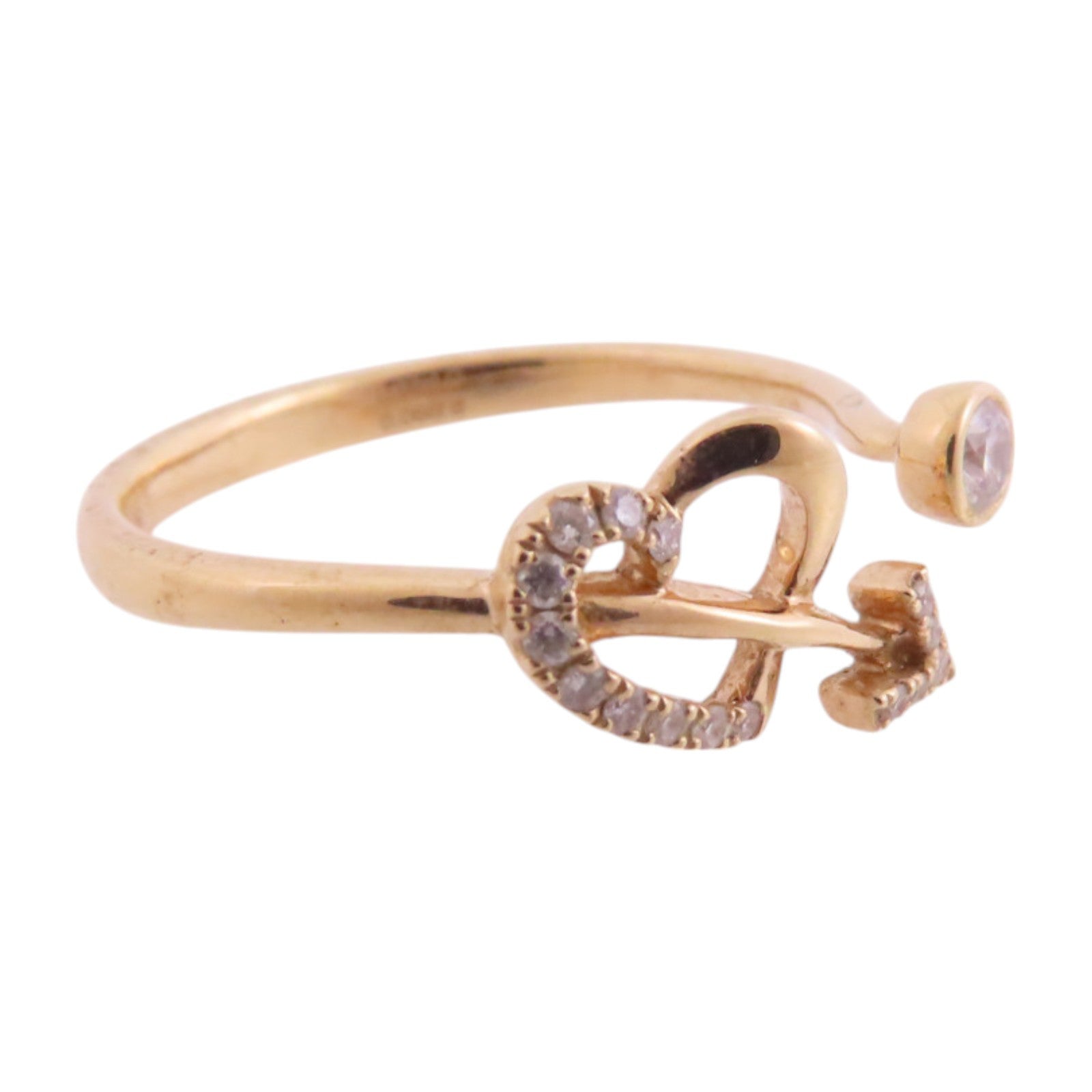 JEWELRY 【激減優惠】18K玫瑰金/鑽石Diamond Ring戒指US#6.5