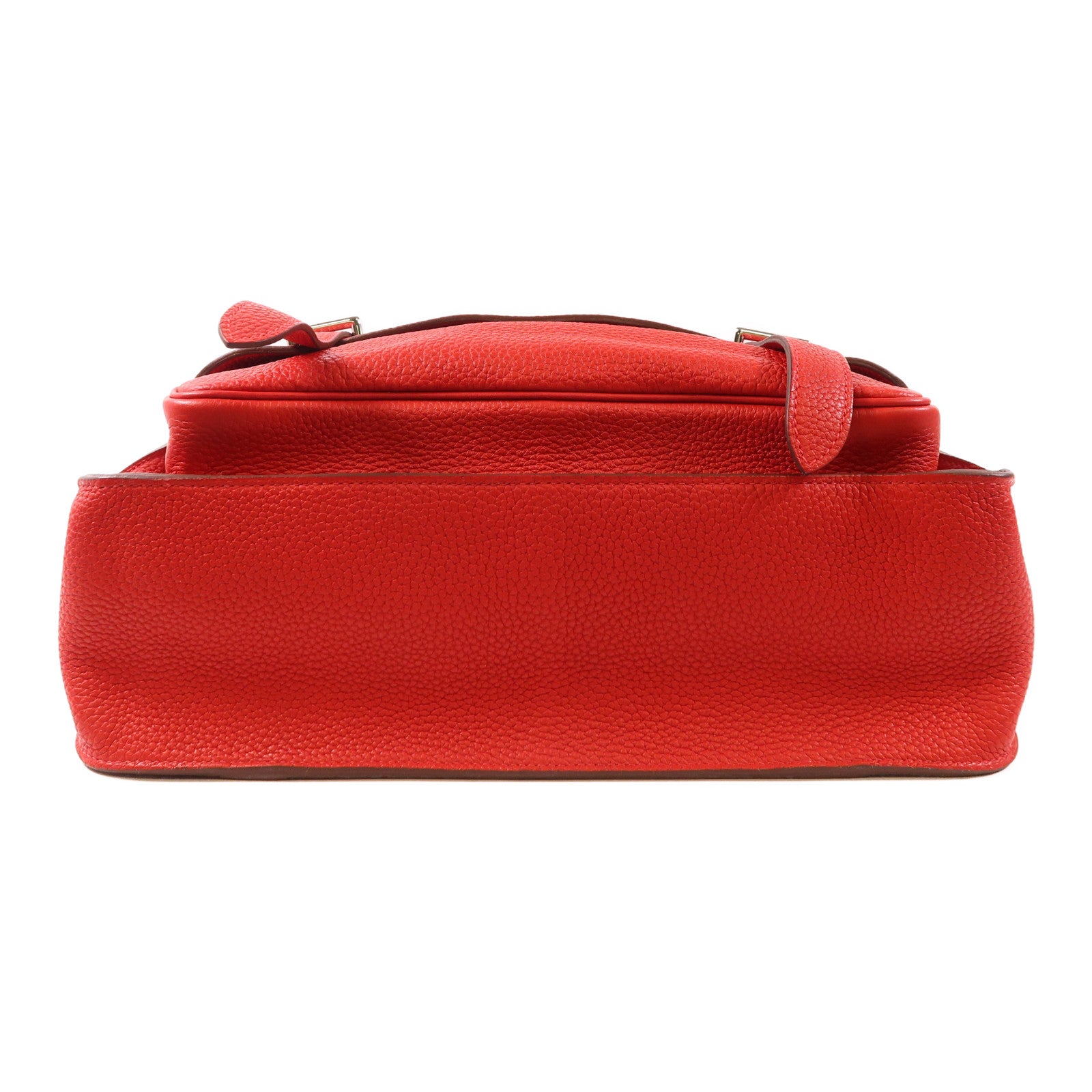 HERMES 【激減優惠】Clemence皮革Steve 35 Messenger Bag銀扣肩背袋