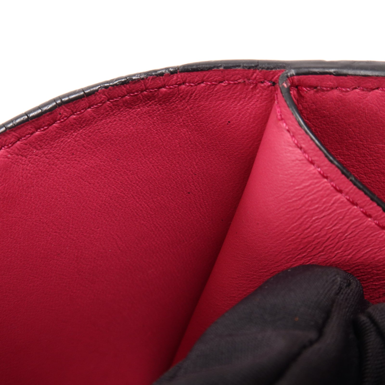 LOUIS VUITTON Taurillon皮革Capucines XS Wallet金扣短錢包