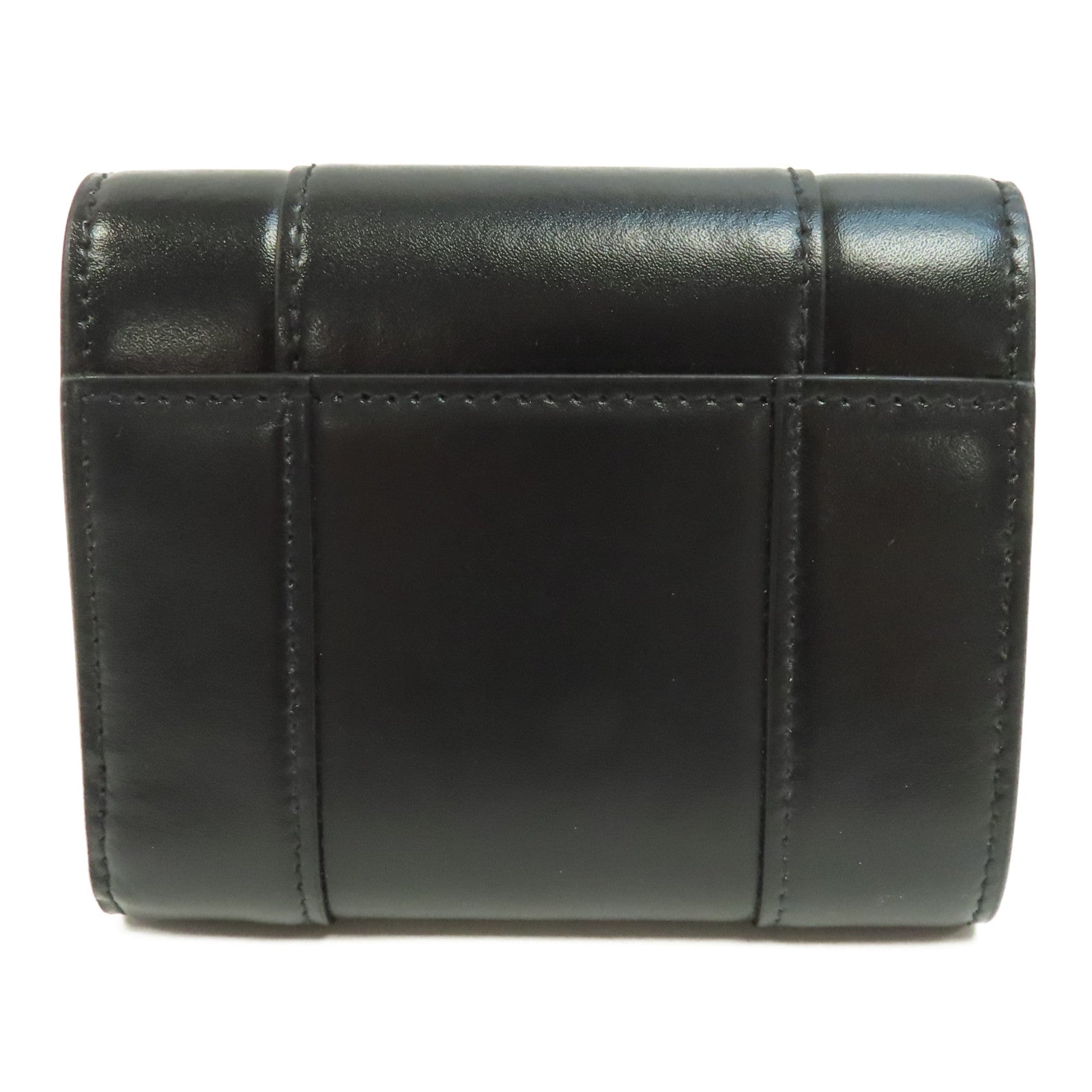 BALENCIAGA 牛皮皮革Wallet金扣錢包黑色