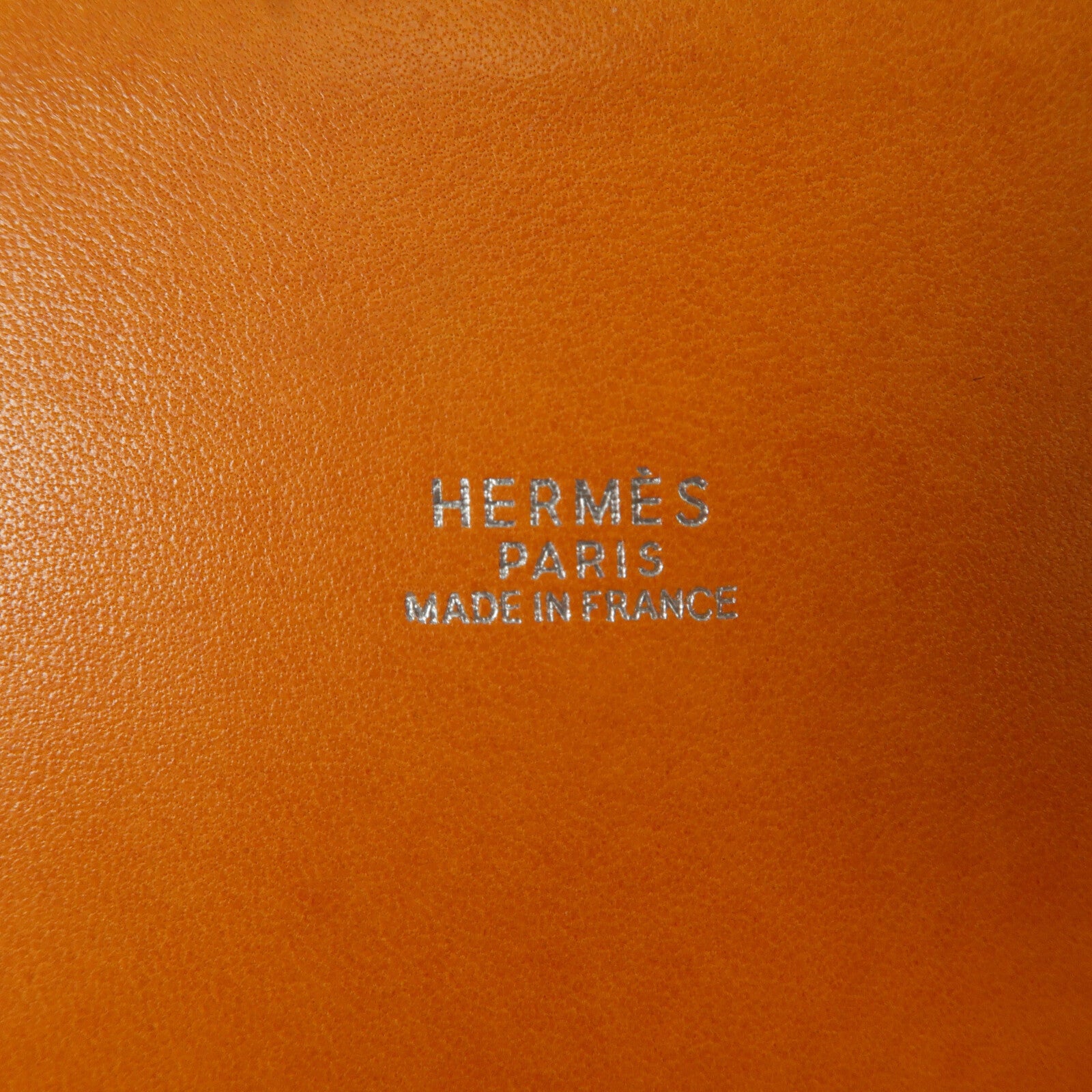 HERMES Clemence皮革Bolide 31手挽袋Orange