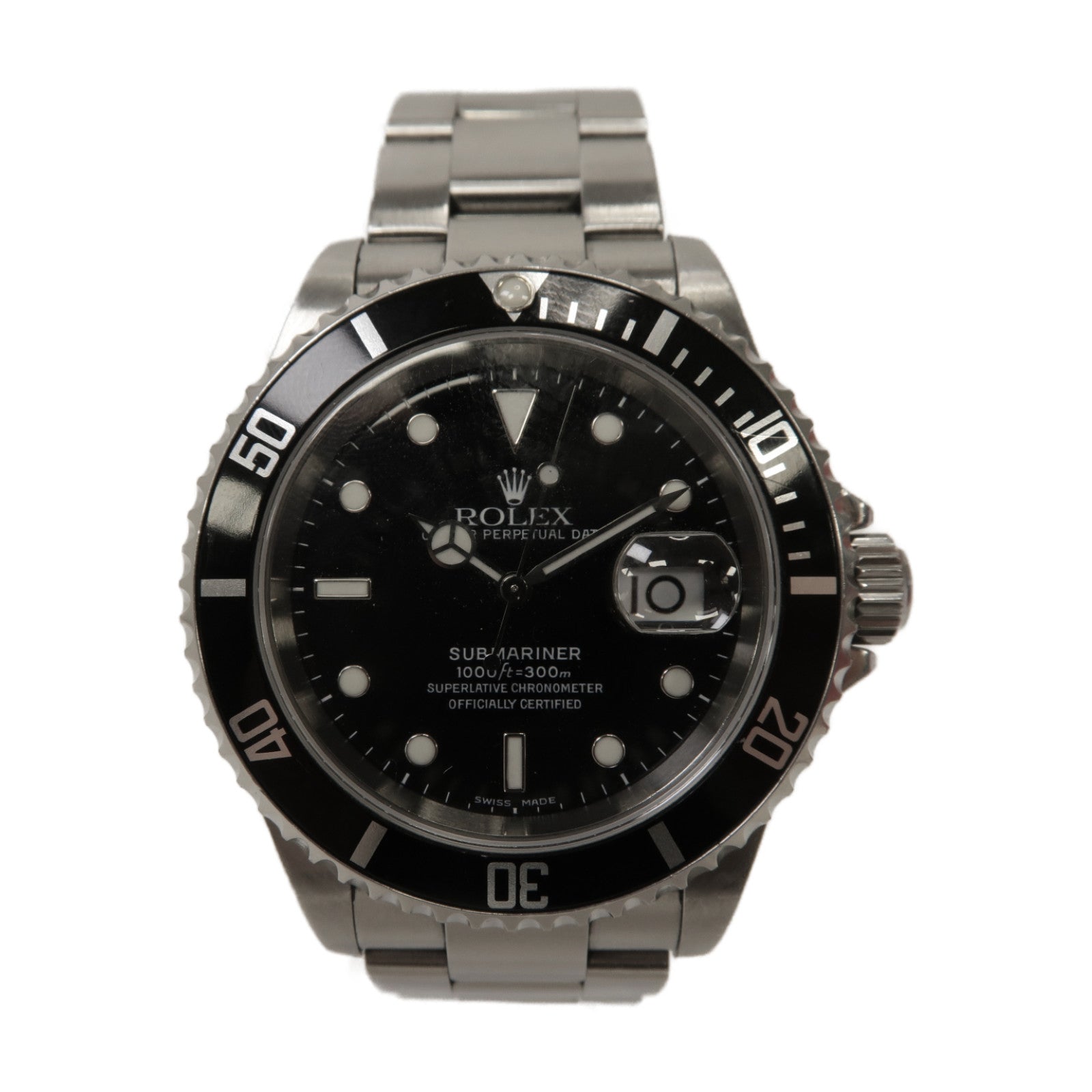 ROLEX Submariner 40mm不鏽鋼自動機芯手錶黑色