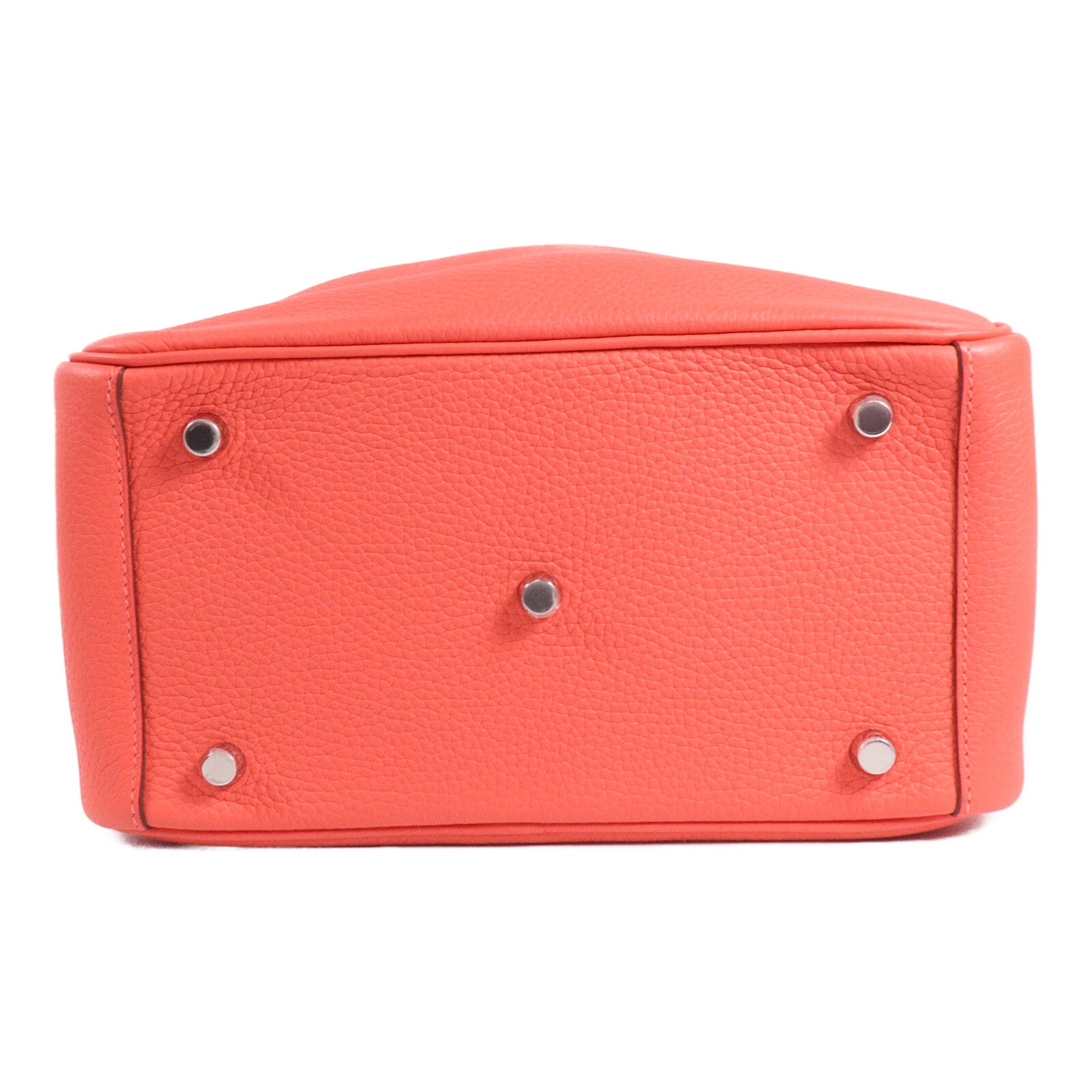 HERMES Clemence皮革Lindy 26手挽肩背兩用袋Rose Jaipur