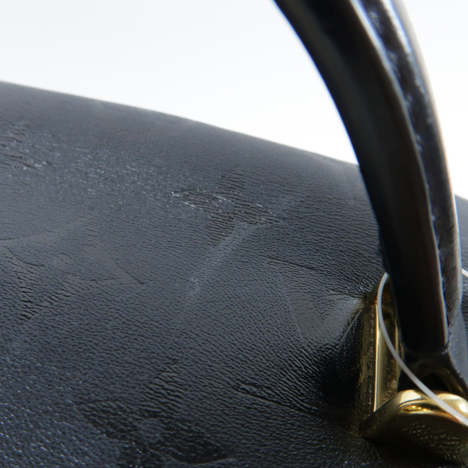 LOUIS VUITTON 【激減優惠】Monogram Ink Vanity PM金扣手挽肩背兩用袋黑色