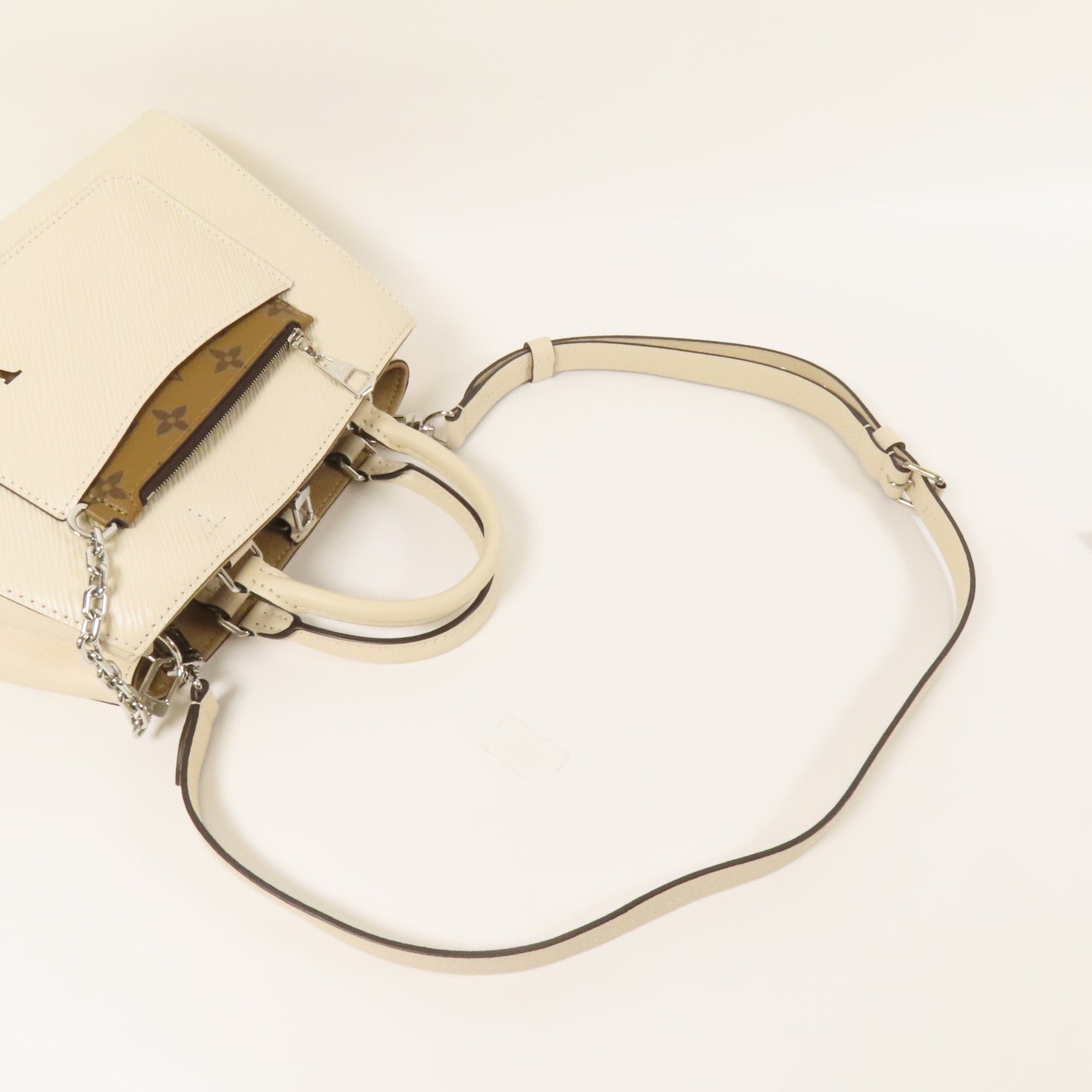 LOUIS VUITTON Epi Marelle Tote銀扣手挽肩背兩用袋