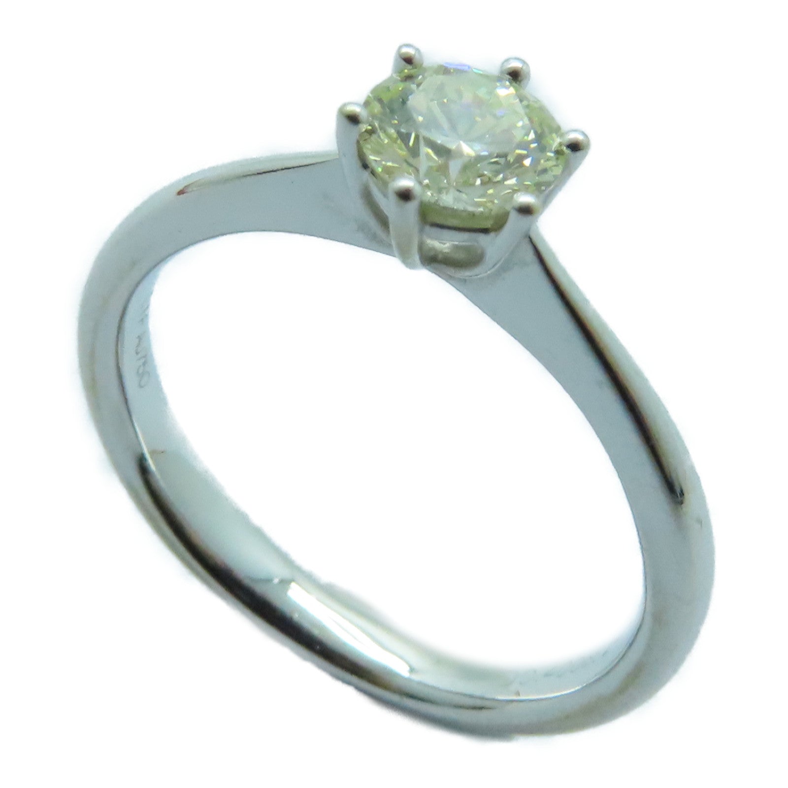 JEWELRY 【激減優惠】18K白金Diamond Ring鑽石戒指US#5